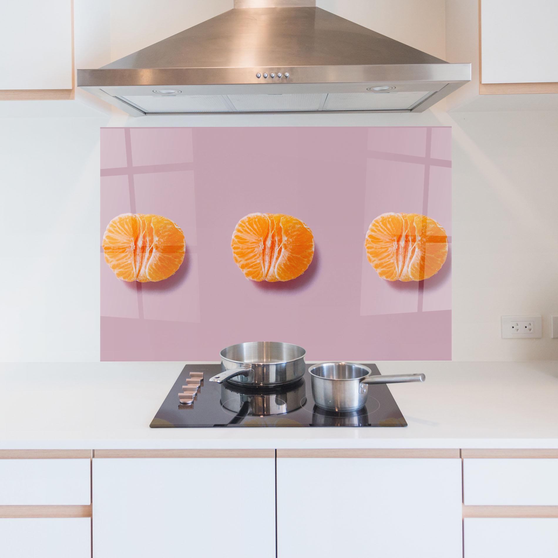 Panou Sticla Bucatarie Mandarin mockup 5