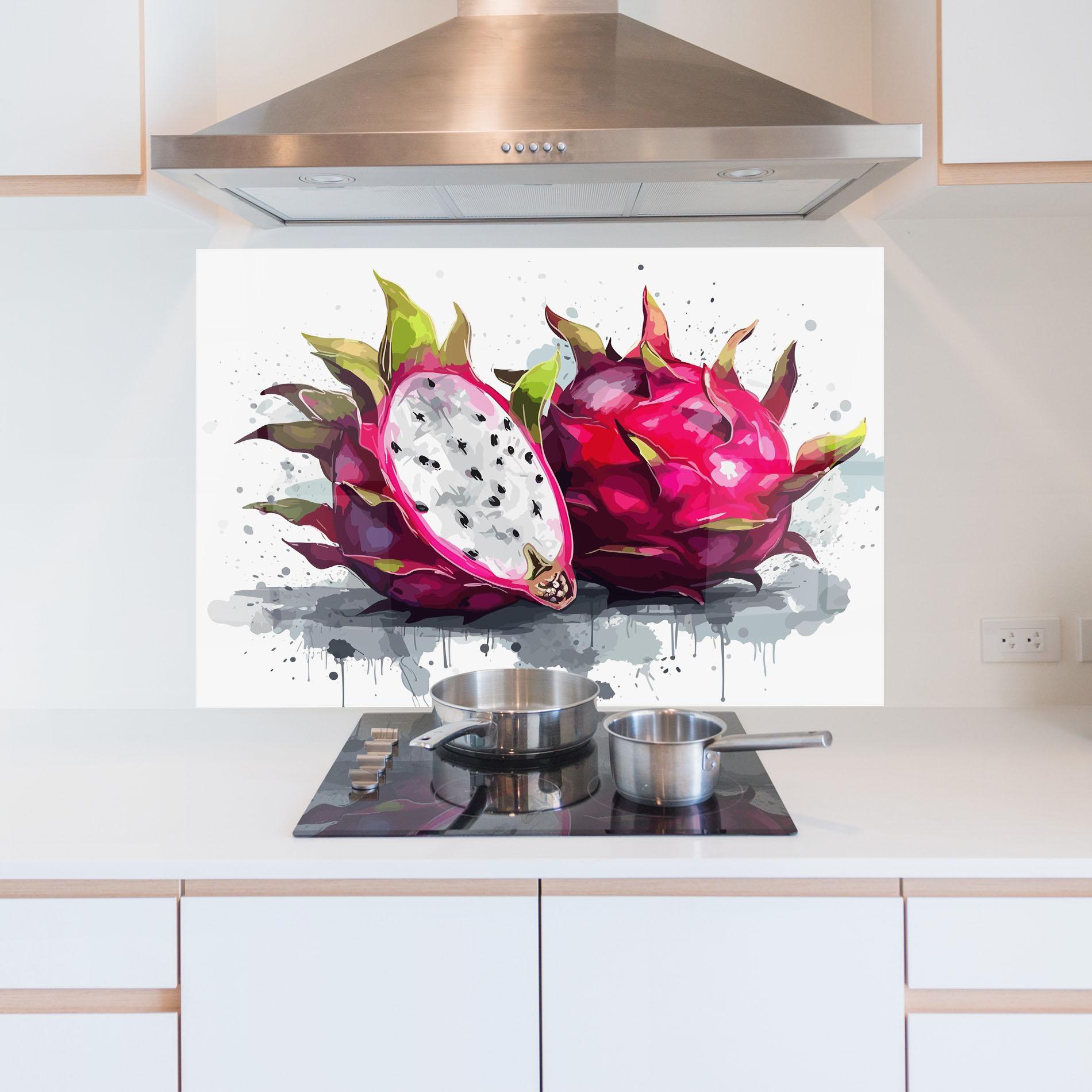 Panou Sticla Bucatarie Pink Pitaya mockup 5