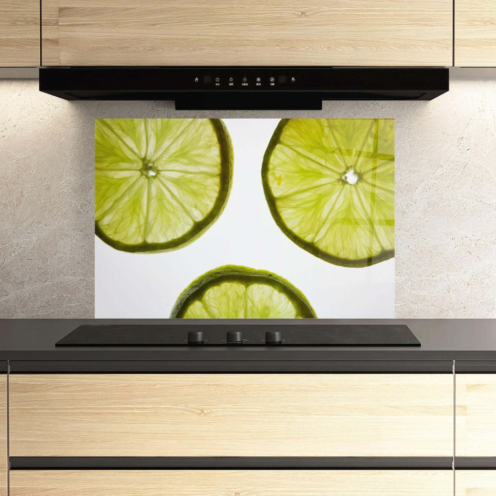 Panou Sticla Bucatarie Lime Slice mockup 3