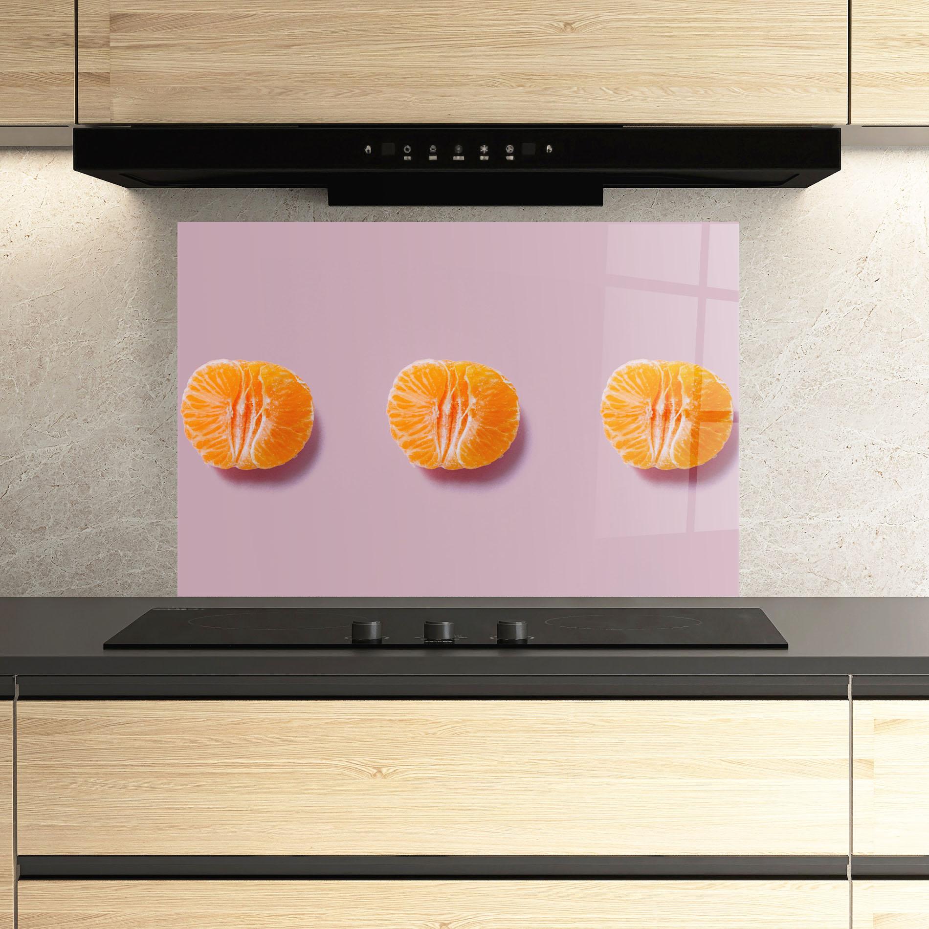 Panou Sticla Bucatarie Mandarin mockup 3