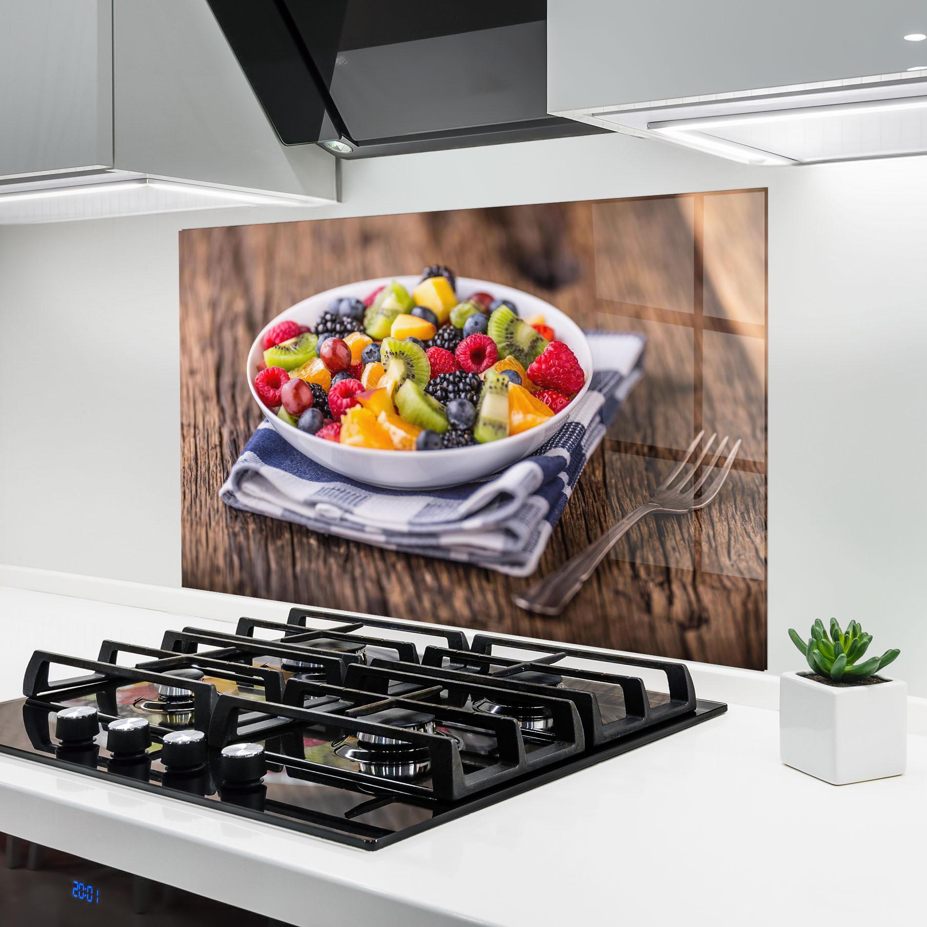 Panou Sticla Bucatarie Fruit Salad mockup 6