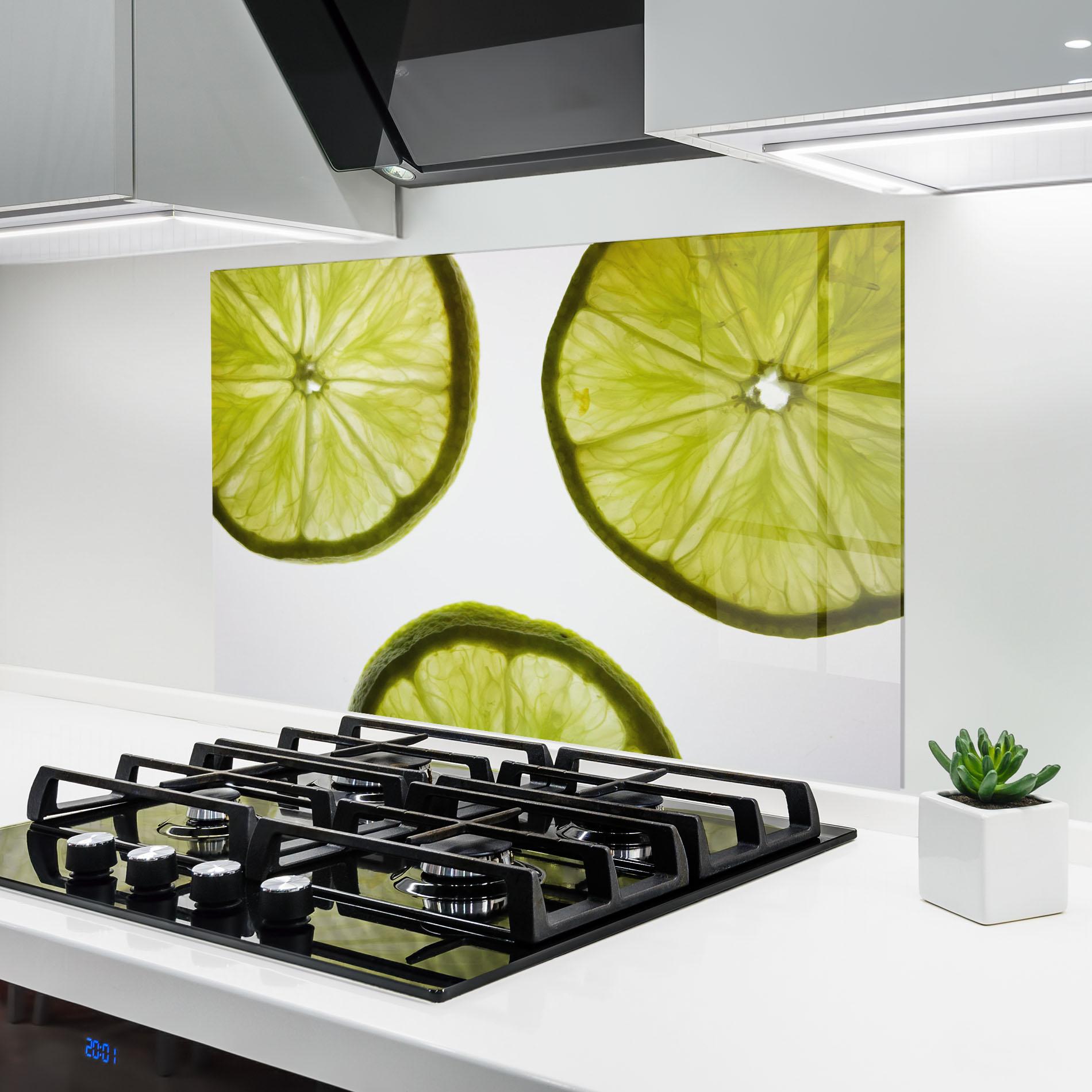 Panou Sticla Bucatarie Lime Slice mockup 6