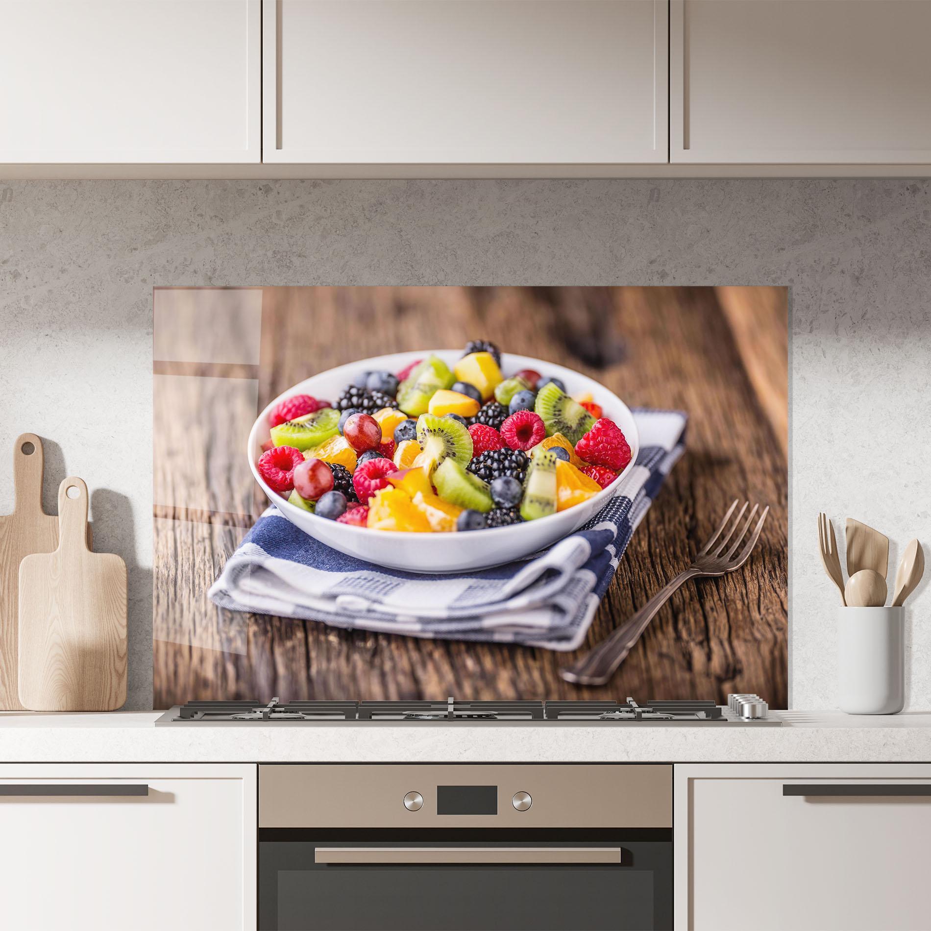 Panou Sticla Bucatarie Fruit Salad mockup 7