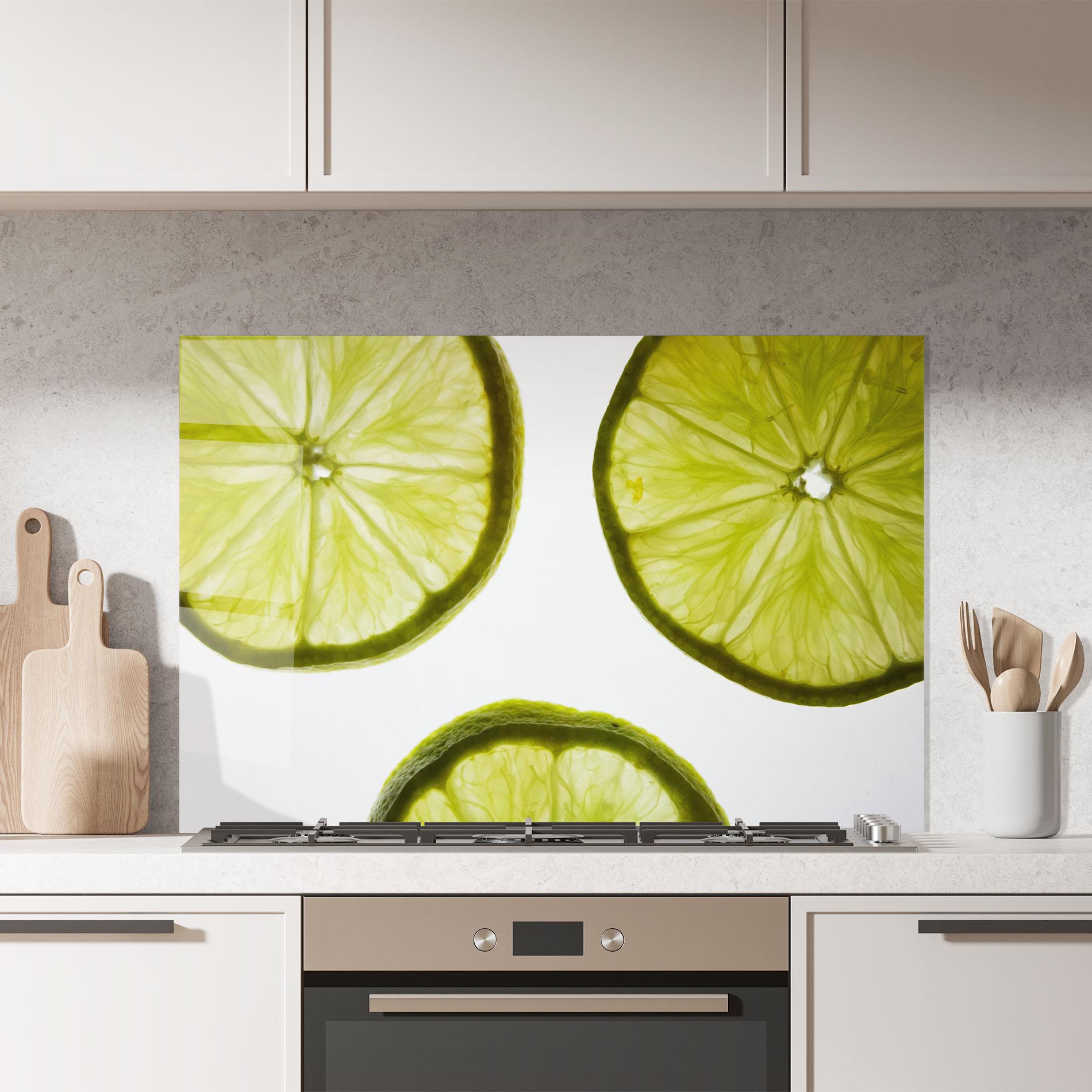 Panou Sticla Bucatarie Lime Slice mockup 7