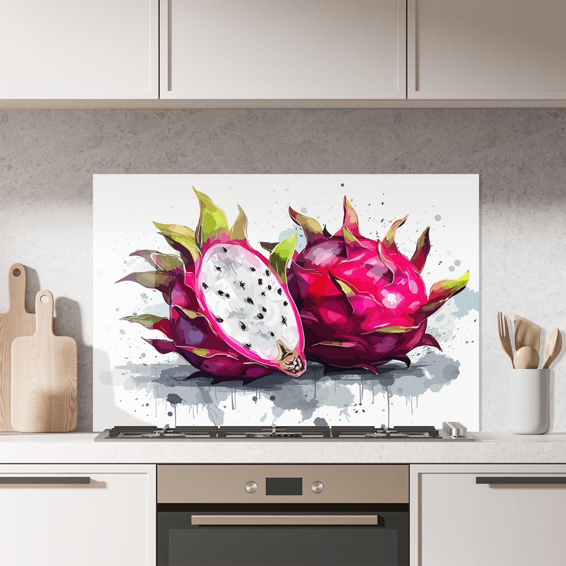 Panou Sticla Bucatarie Pink Pitaya mockup 7
