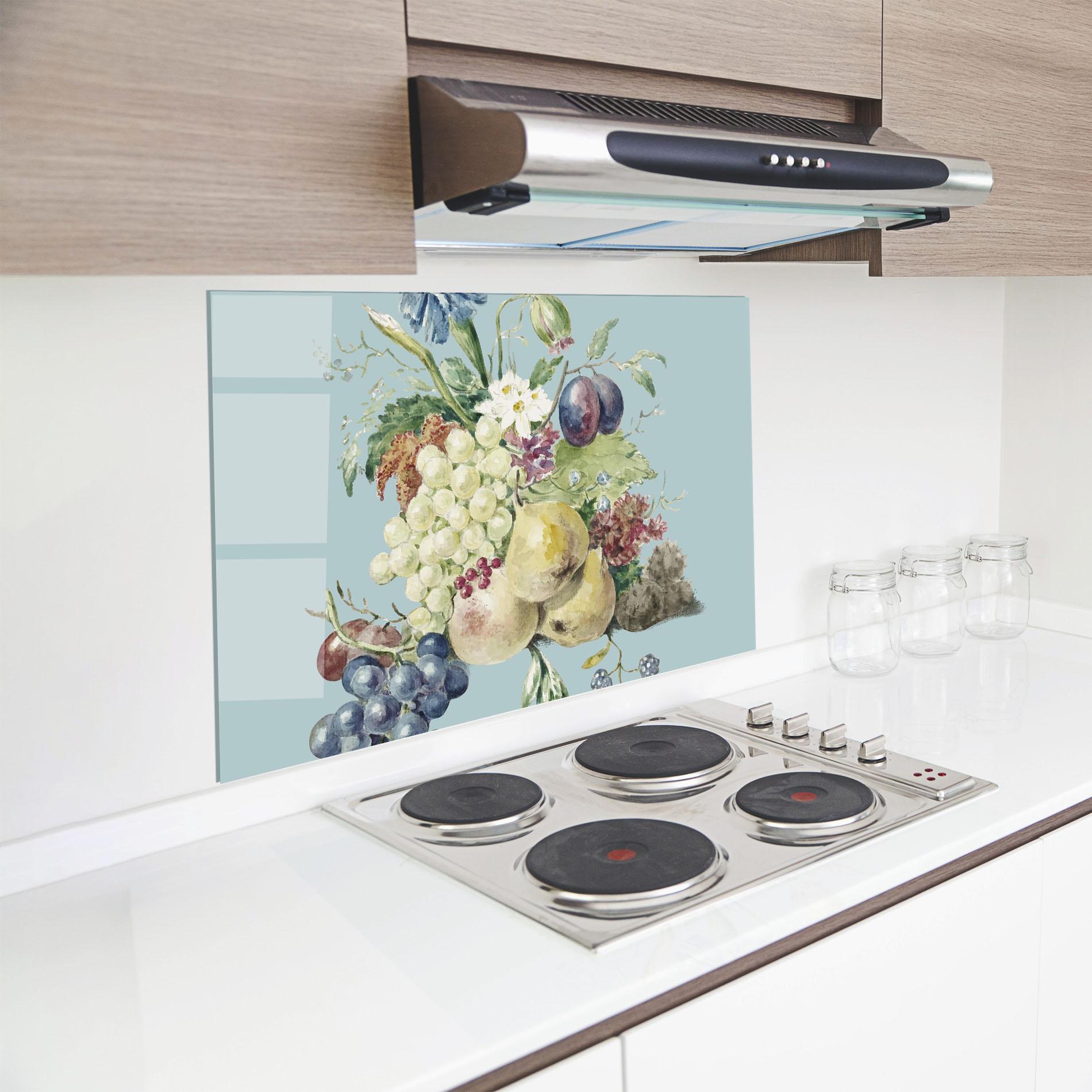 Panou Sticla Bucatarie Fruit Paintig mockup 8