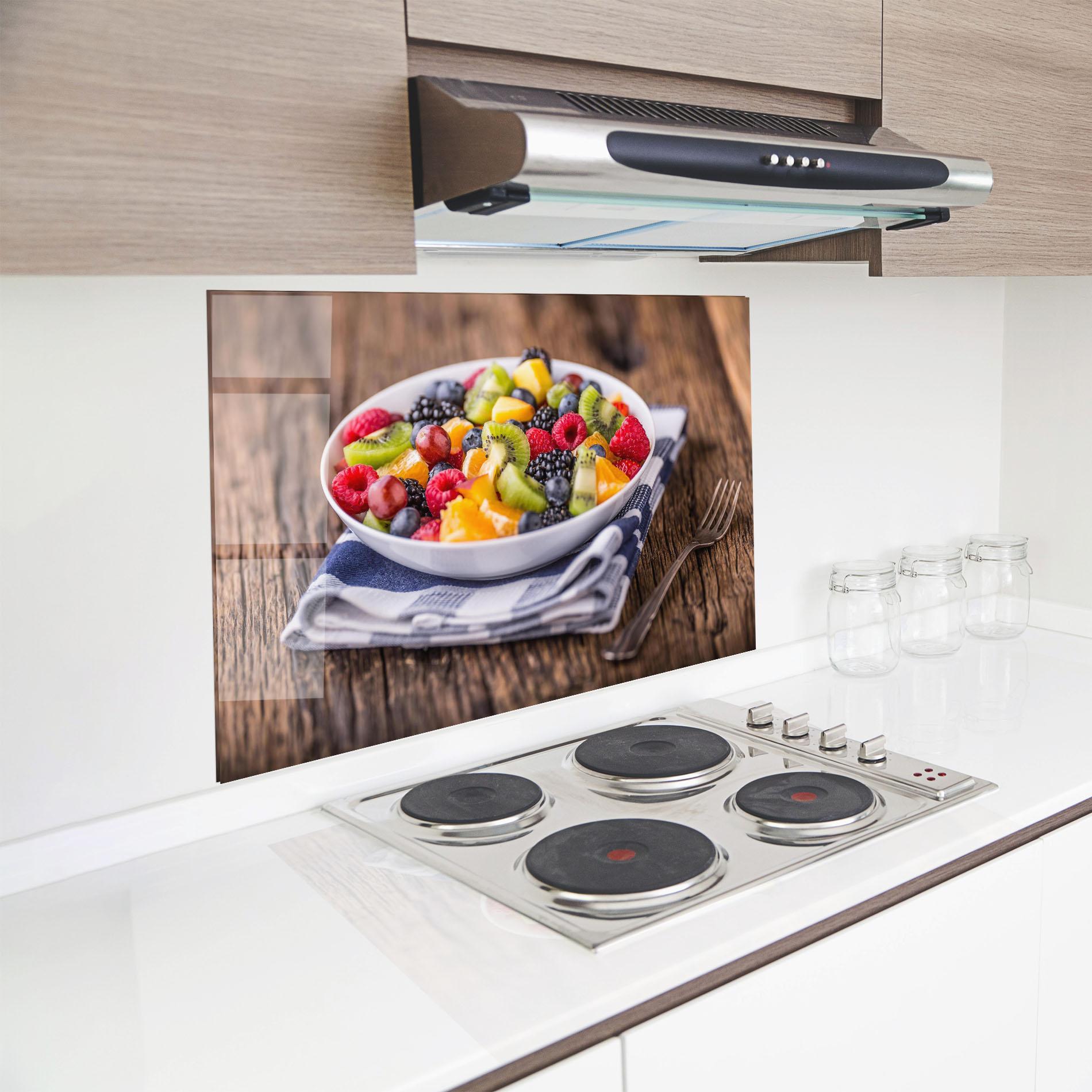 Panou Sticla Bucatarie Fruit Salad mockup 8