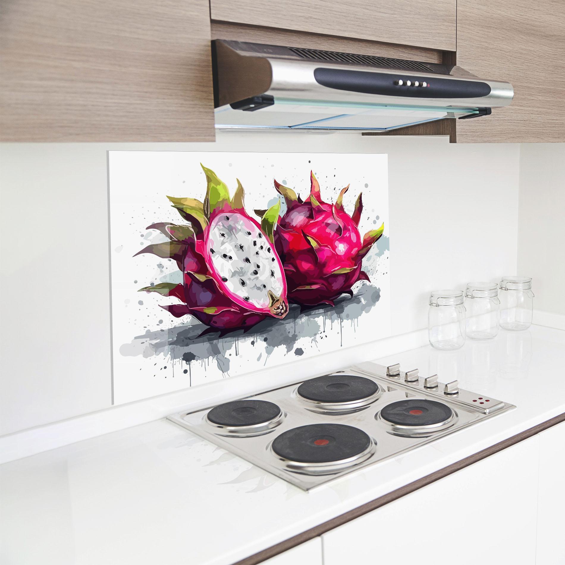 Panou Sticla Bucatarie Pink Pitaya mockup 8