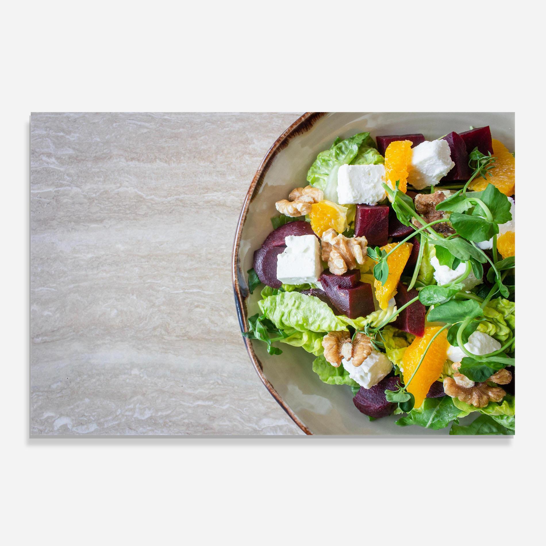 Panou Sticla Bucatarie Delicious Salad mockup 0