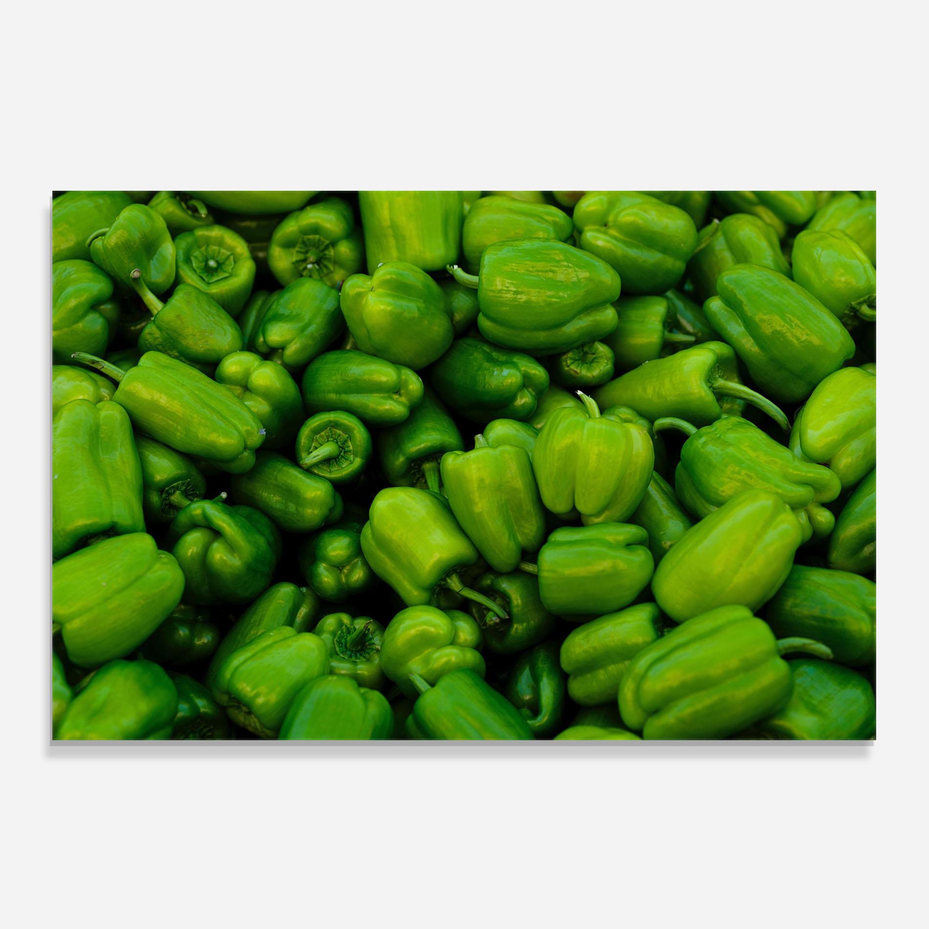 Panou Sticla Bucatarie Green Bellpepper mockup 0