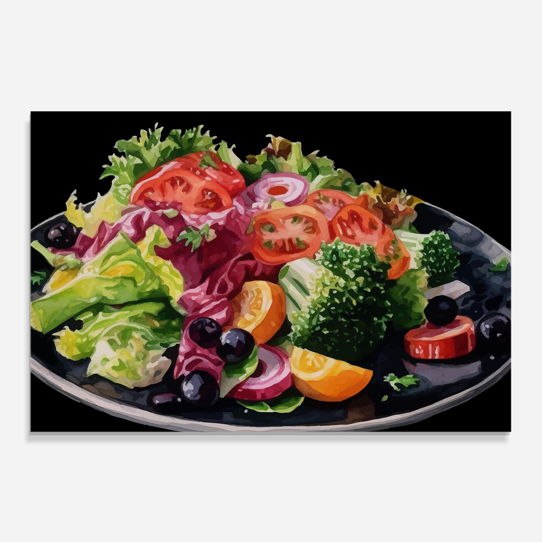 Panou Sticla Bucatarie Healthy Tomato Food mockup 0