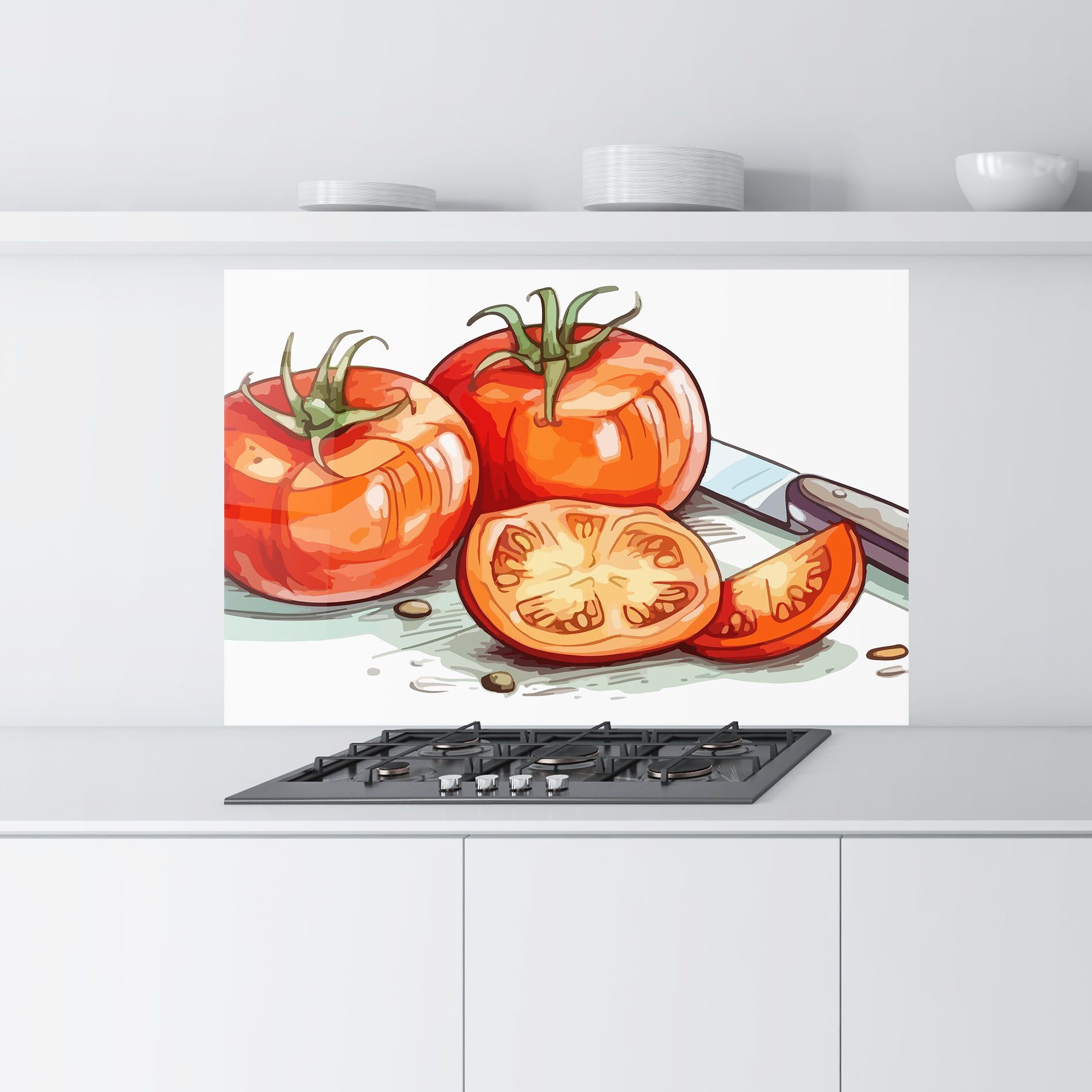 Drawing Tomato Art mockup 9