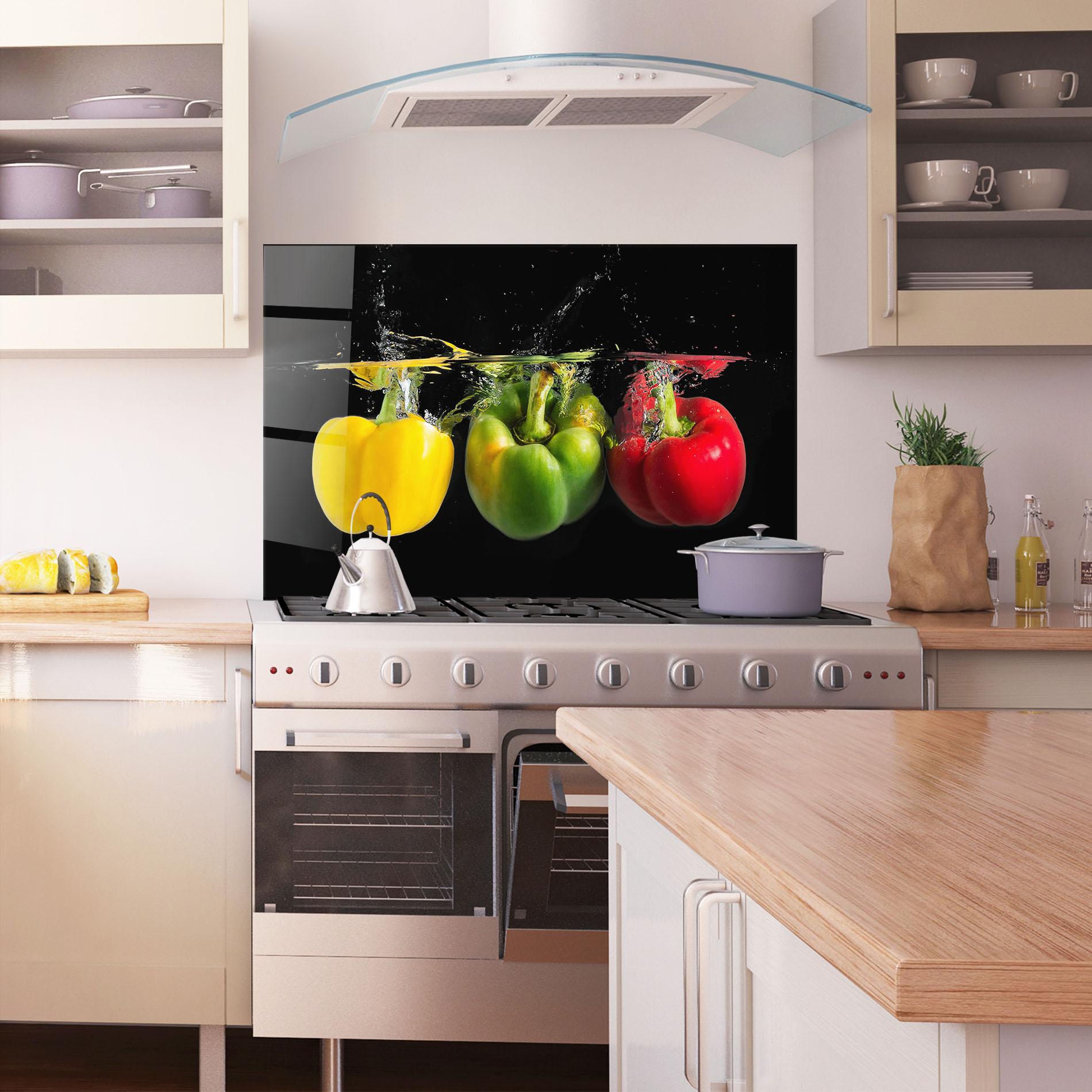 Panou Sticla Bucatarie Bellpepper Nice Splash mockup 1