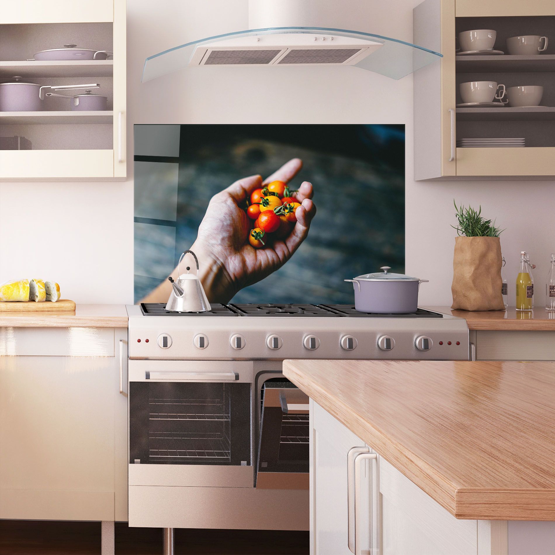 Holding Small Cherry mockup 1