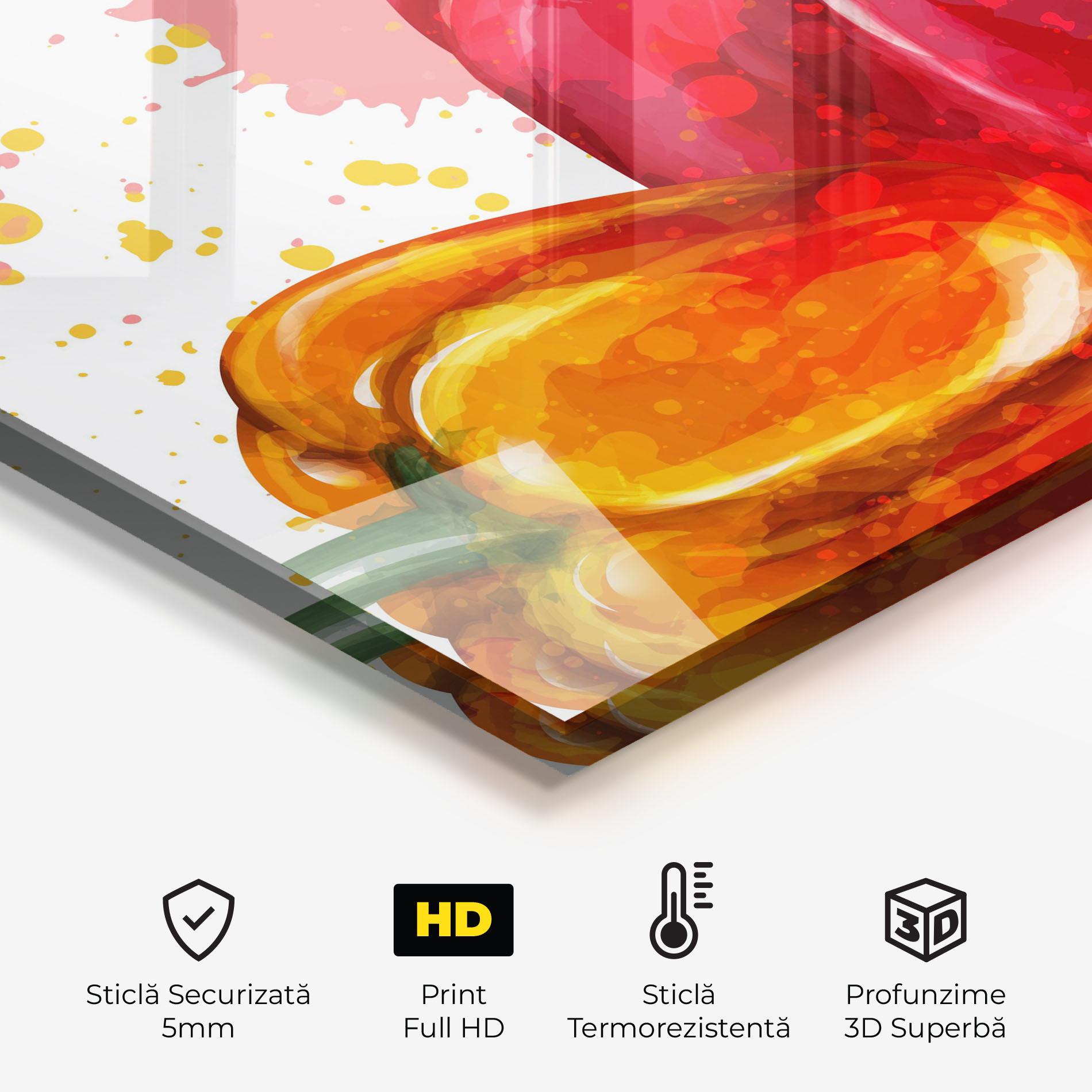 Panou Sticla Bucatarie Nice Color Bellpepper mockup 2