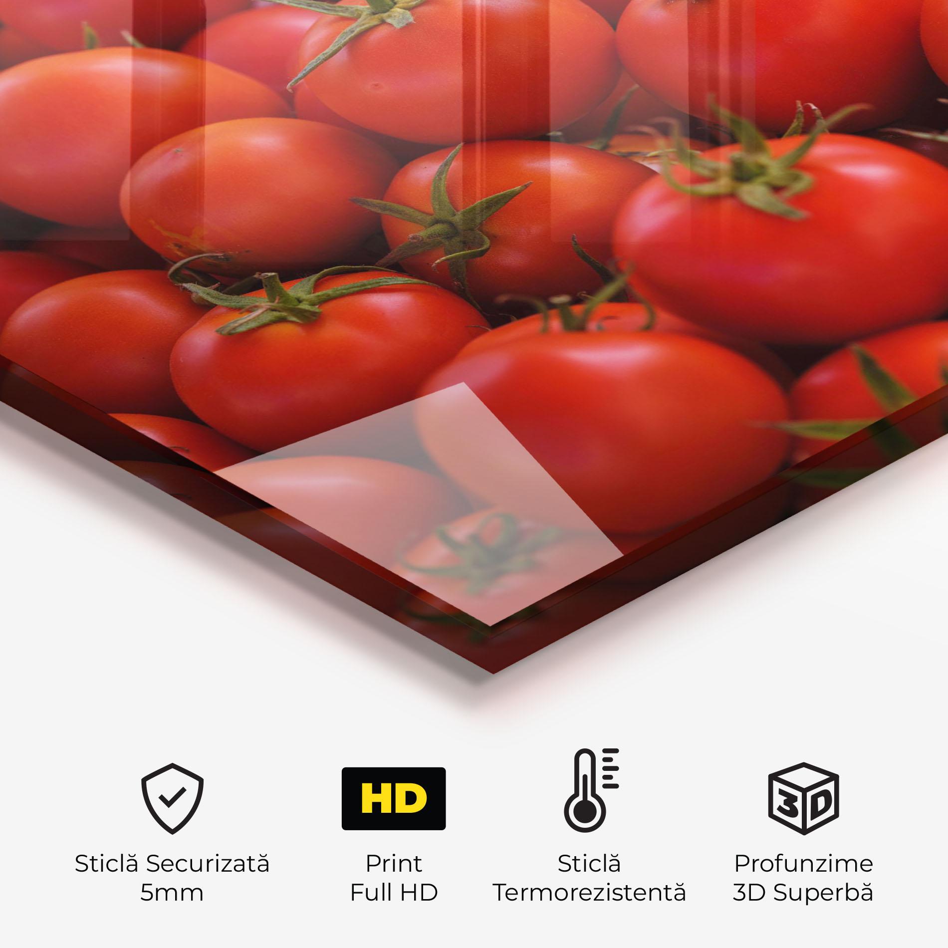 Panou Sticla Bucatarie Red Tomatoes Mix mockup 2