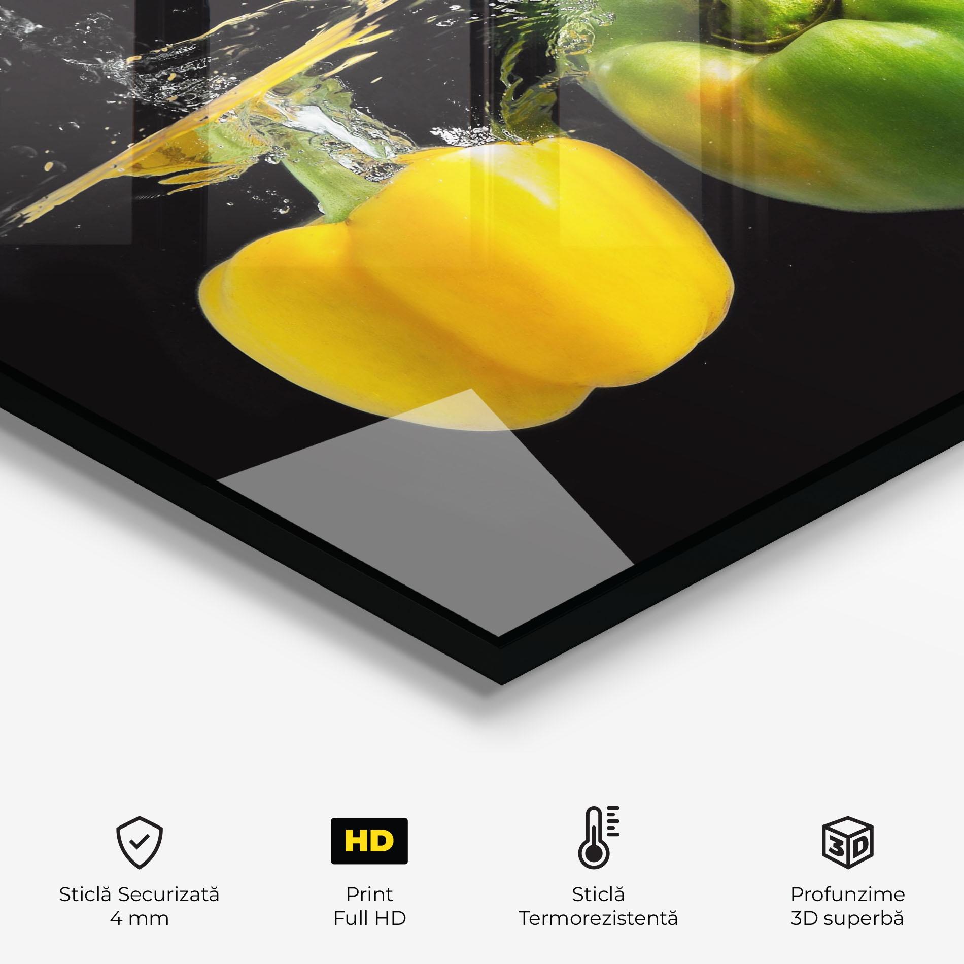 Panou Sticla Bucatarie Bellpepper Nice Splash mockup 2
