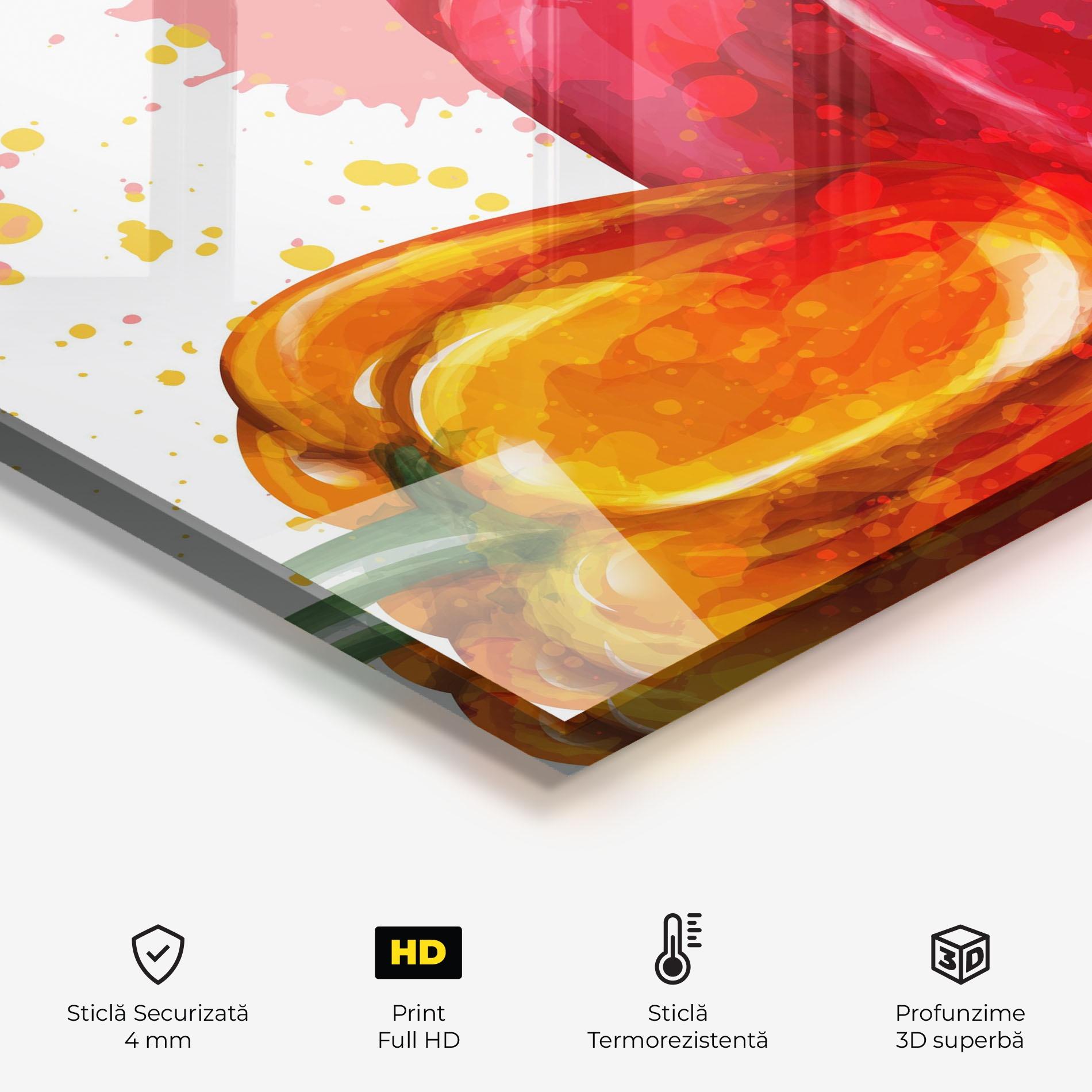 Panou Sticla Bucatarie Nice Color Bellpepper mockup 2