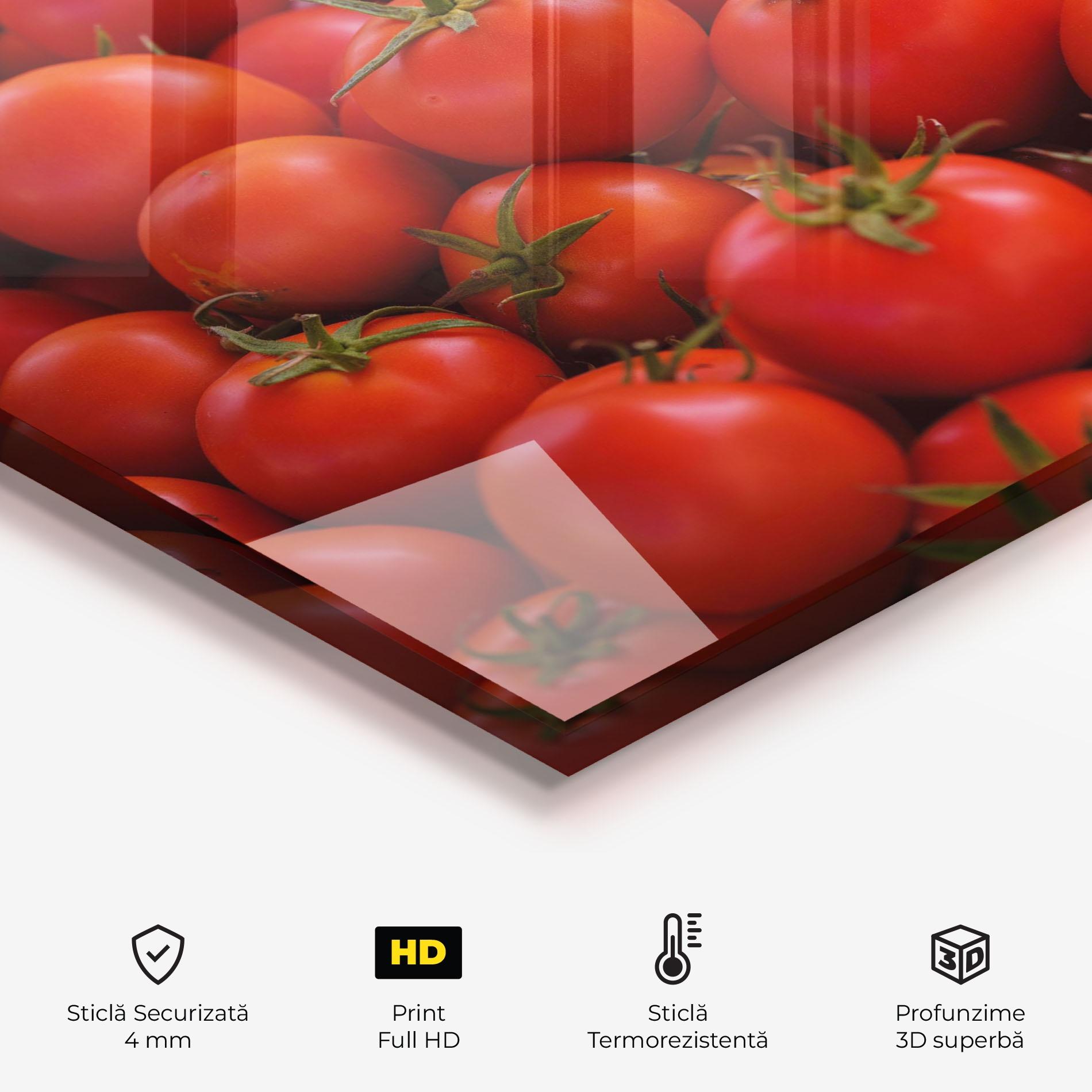 Panou Sticla Bucatarie Red Tomatoes Mix mockup 2