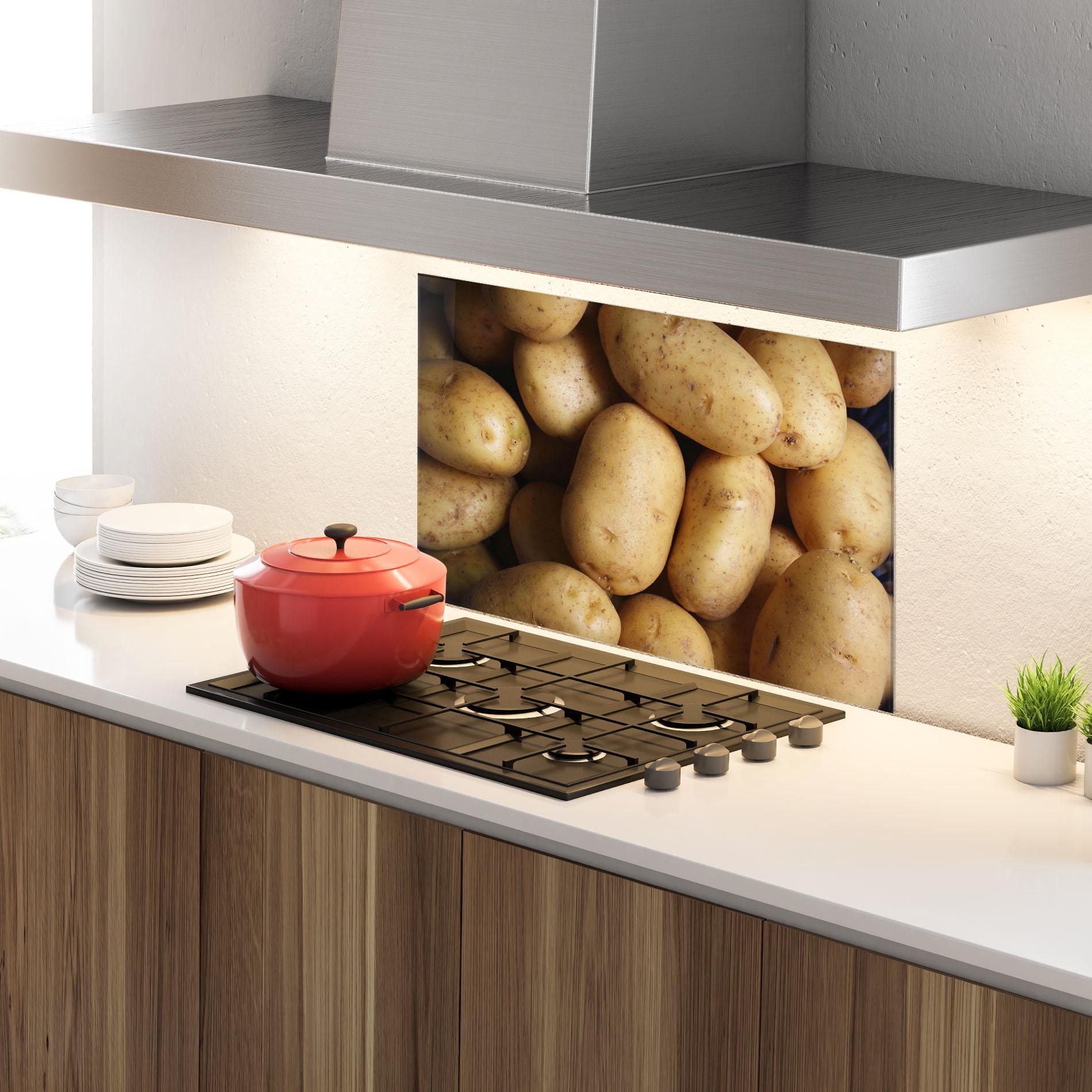 Panou Sticla Bucatarie Potato View mockup 4