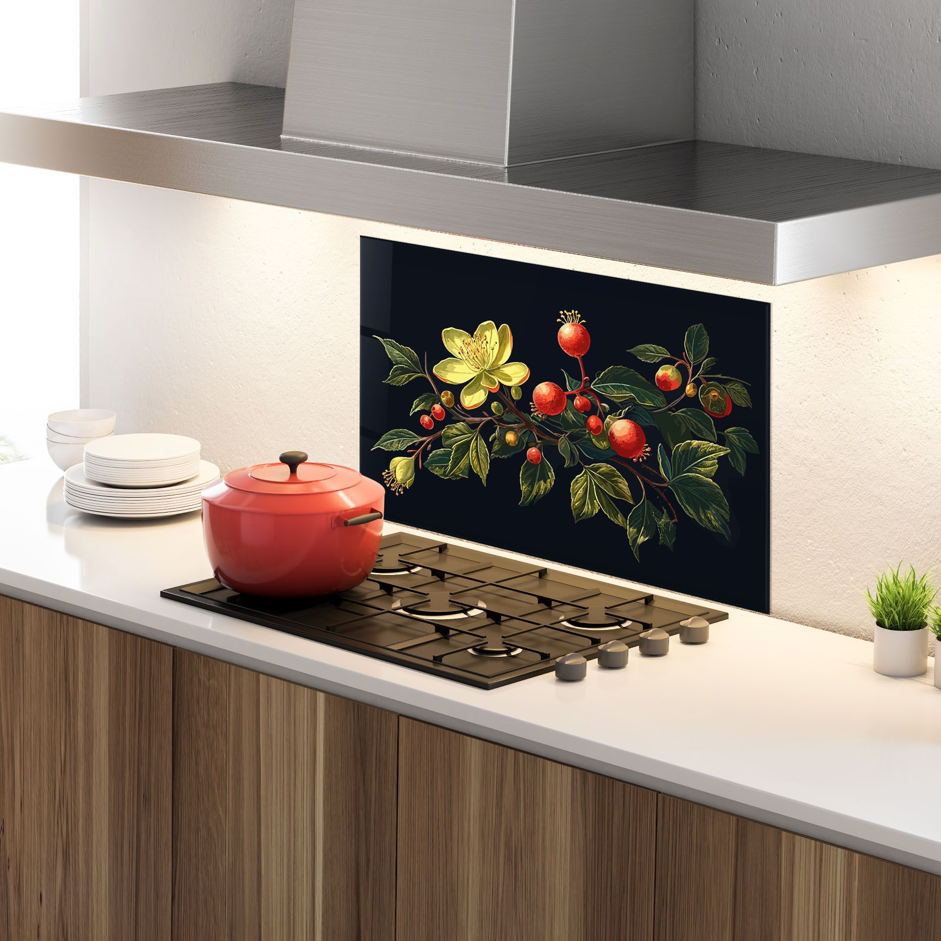 Yellow Flower Food mockup 4