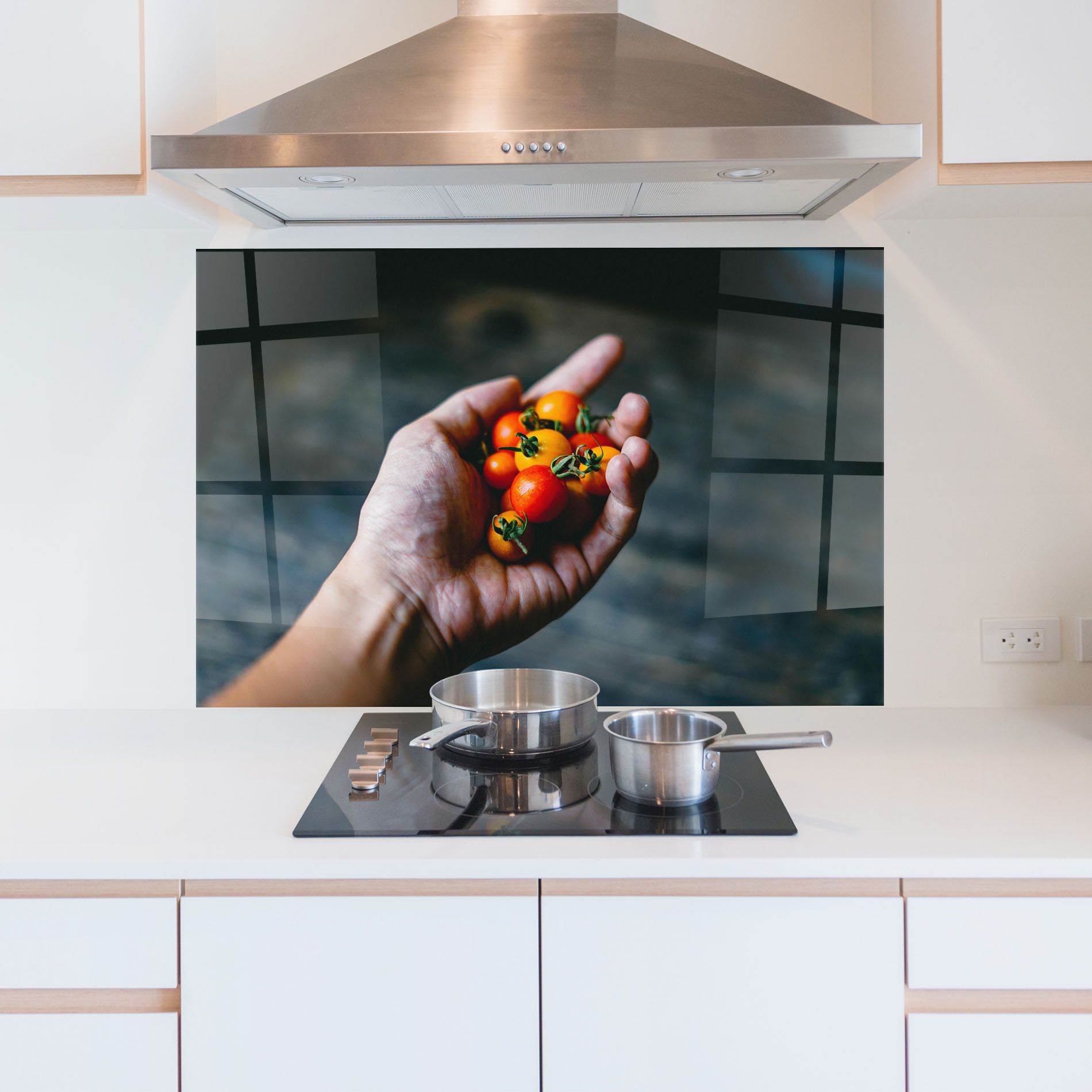 Holding Small Cherry mockup 5