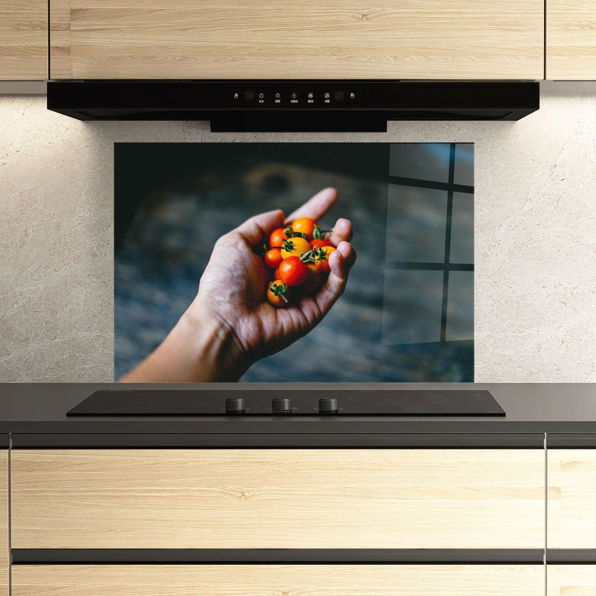 Holding Small Cherry mockup 3