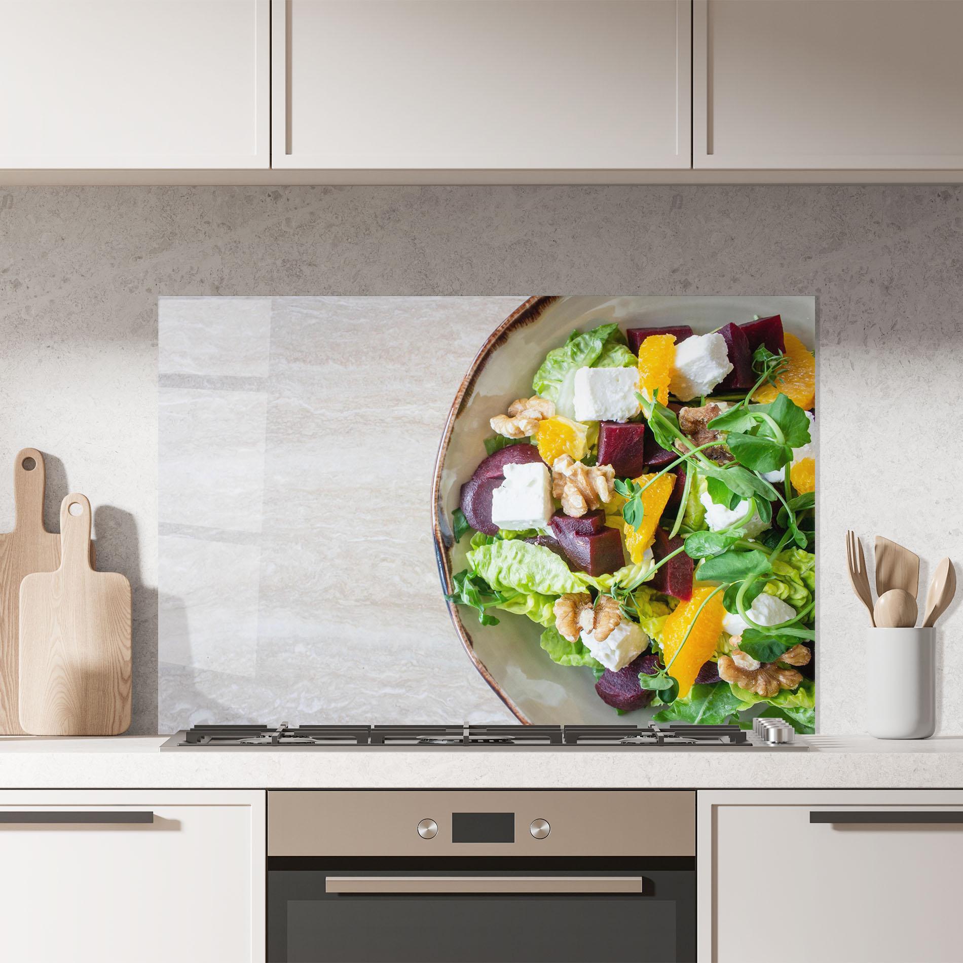 Panou Sticla Bucatarie Delicious Salad mockup 7