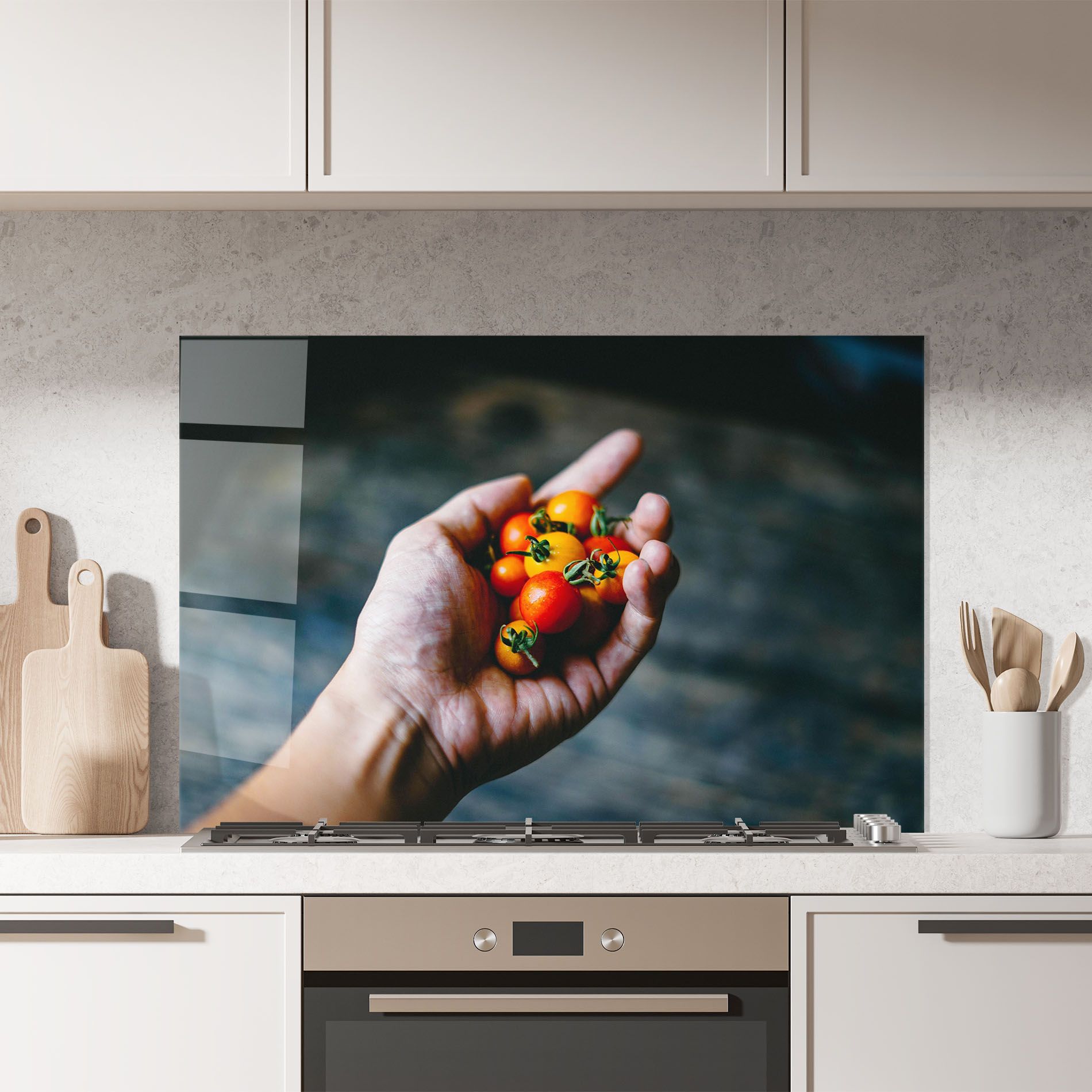 Holding Small Cherry mockup 7