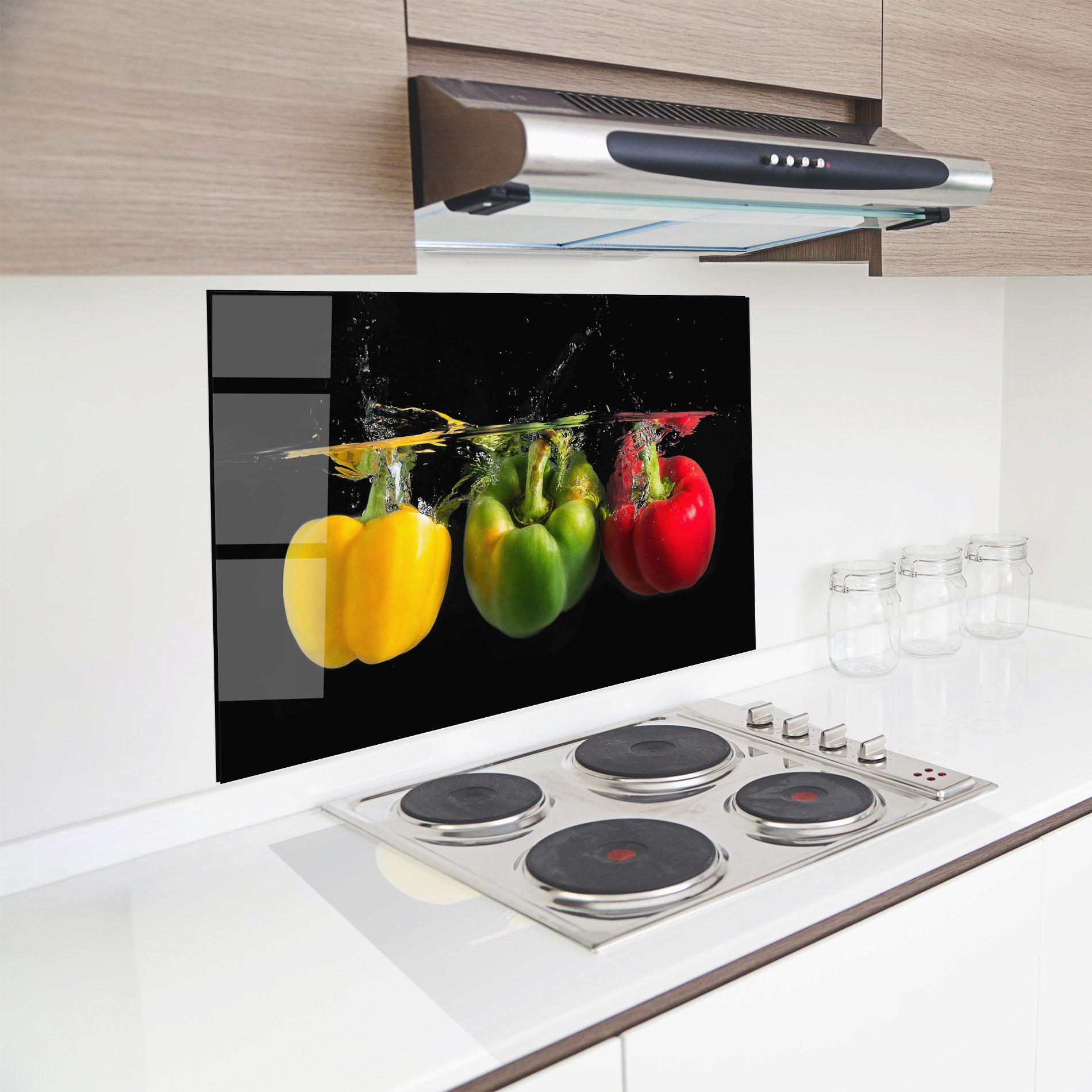 Panou Sticla Bucatarie Bellpepper Nice Splash mockup 8