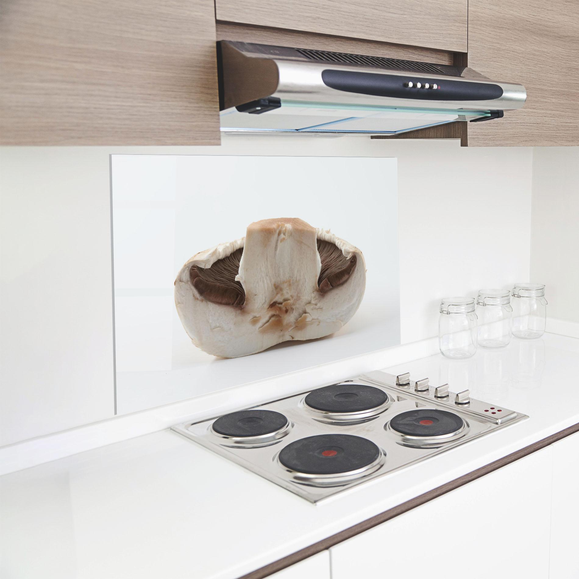 Panou Sticla Bucatarie Cut Mushroom mockup 8