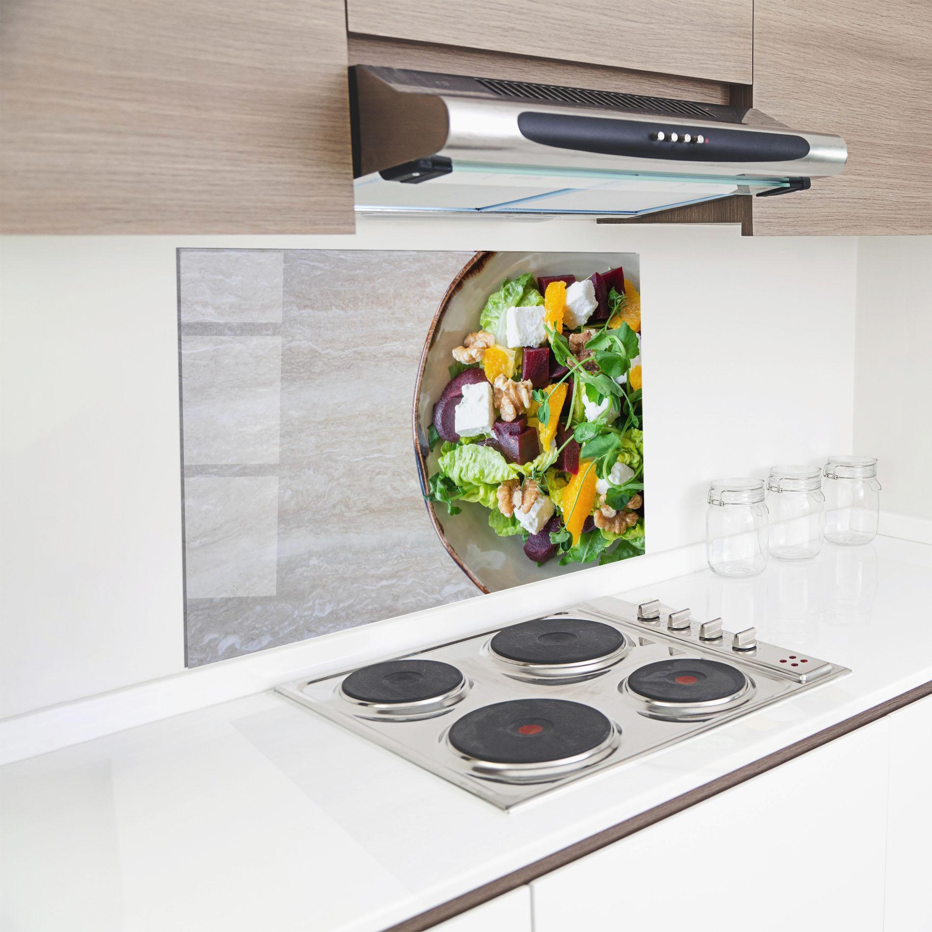 Panou Sticla Bucatarie Delicious Salad mockup 8