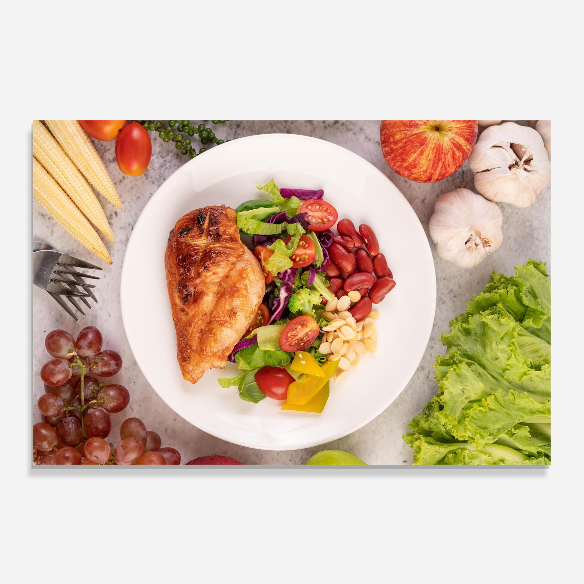 Salad With Chicken mockup 0