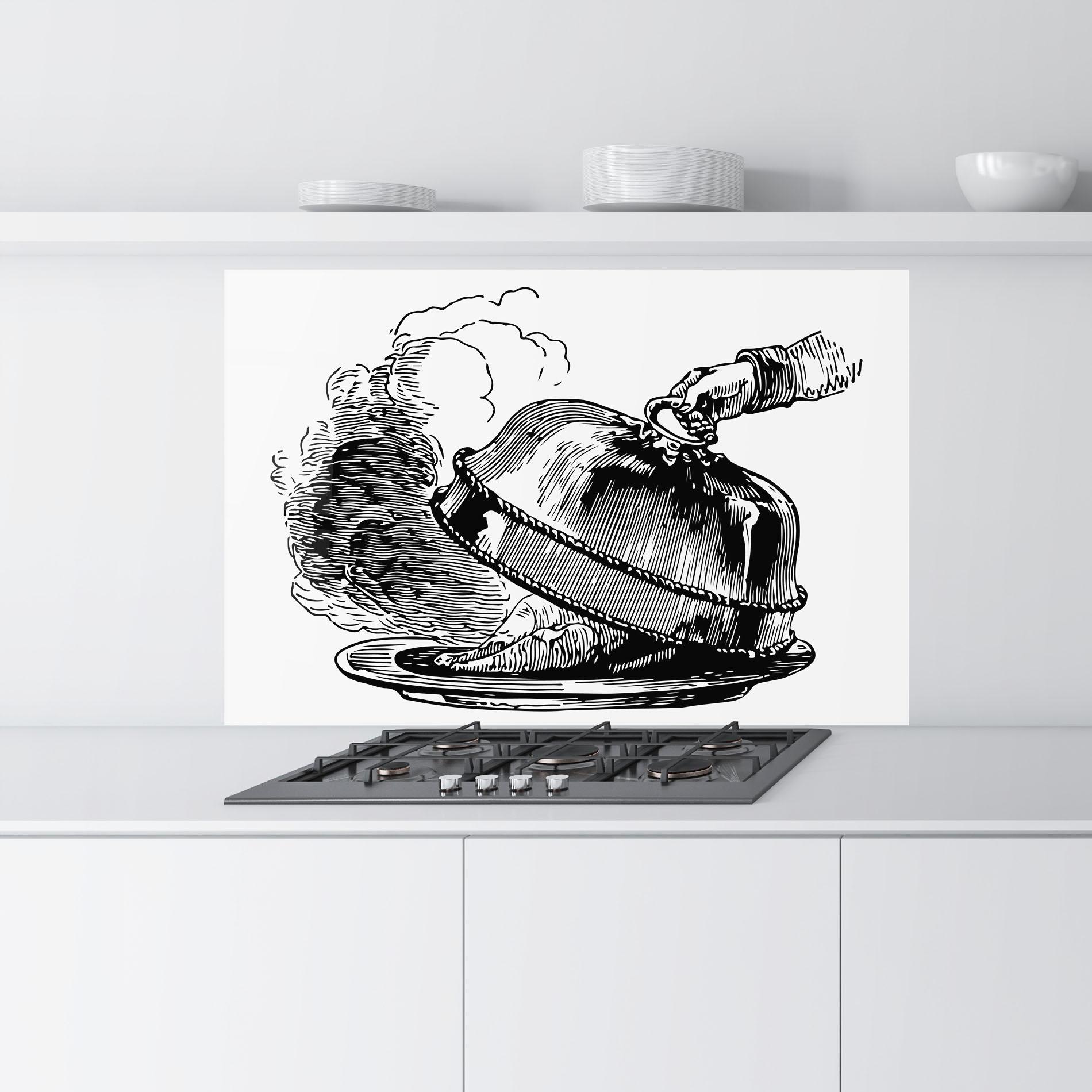 Panou Sticla Bucatarie Hot Food mockup 9