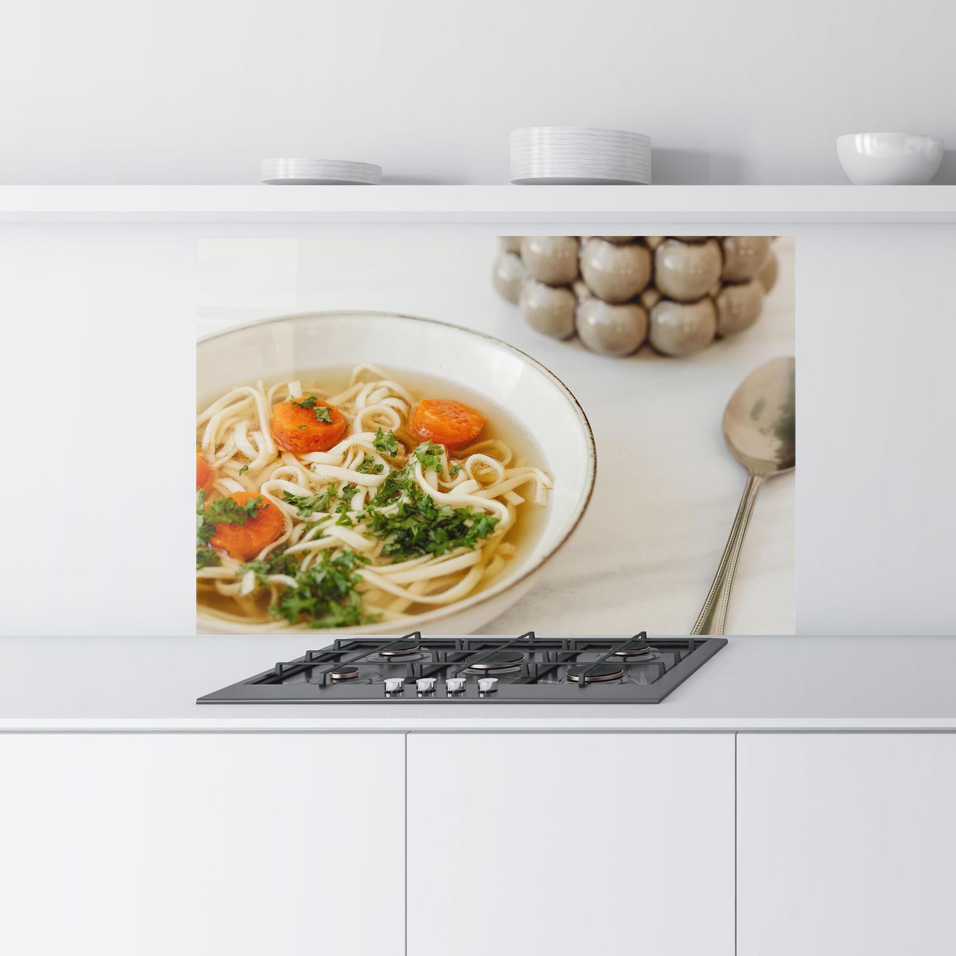 Panou Sticla Bucatarie Soup mockup 9