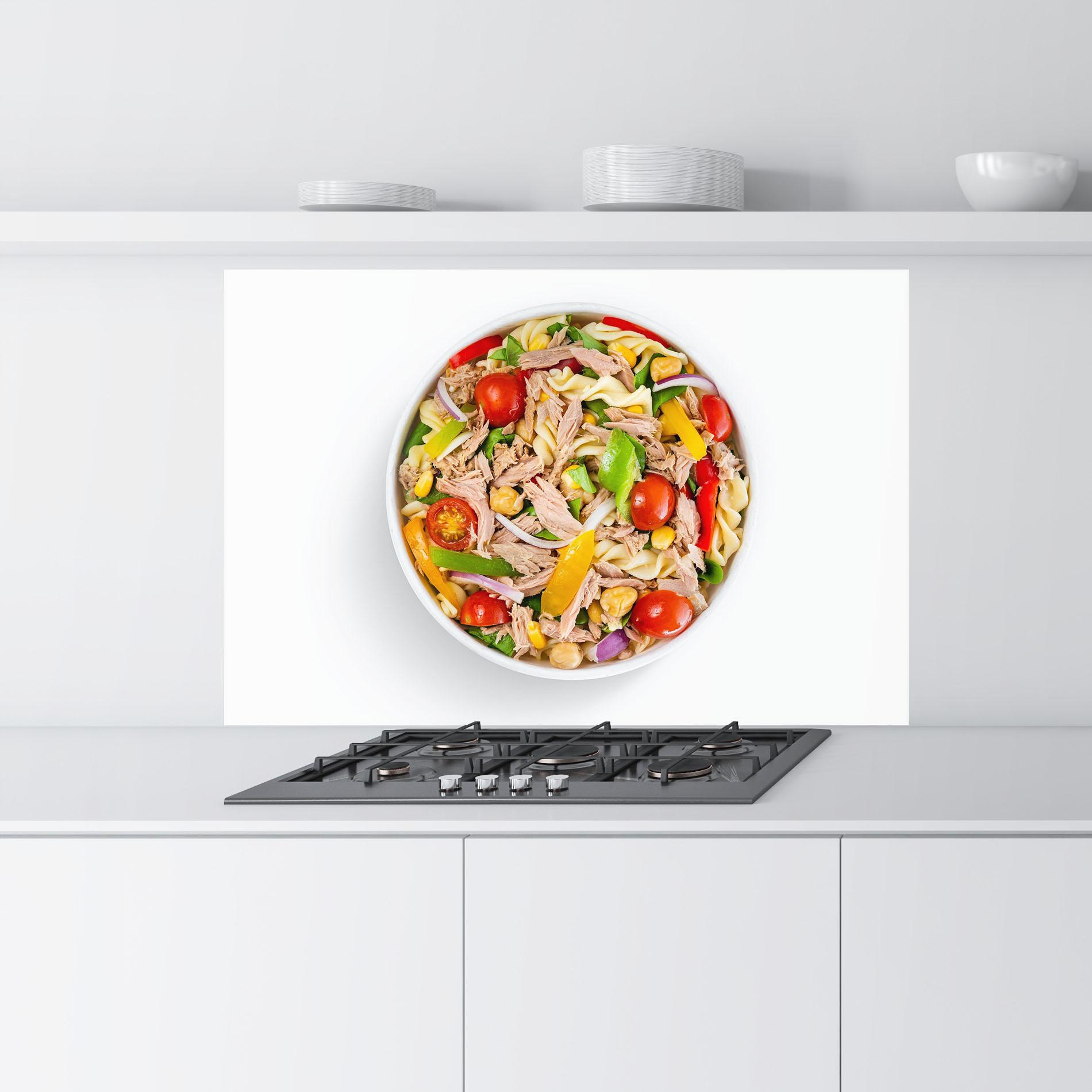 Panou Sticla Bucatarie Tuna Salad mockup 9