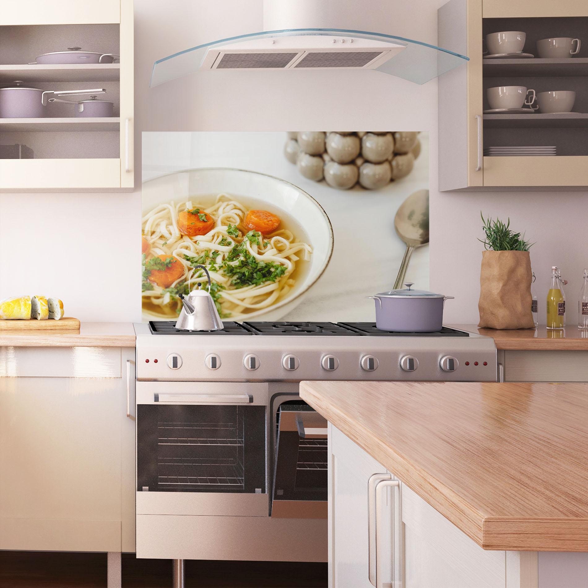 Panou Sticla Bucatarie Soup mockup 1