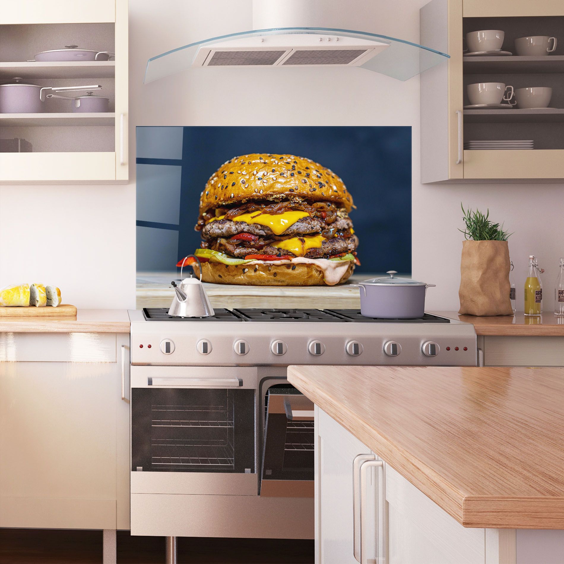Tasty Hamburger mockup 1