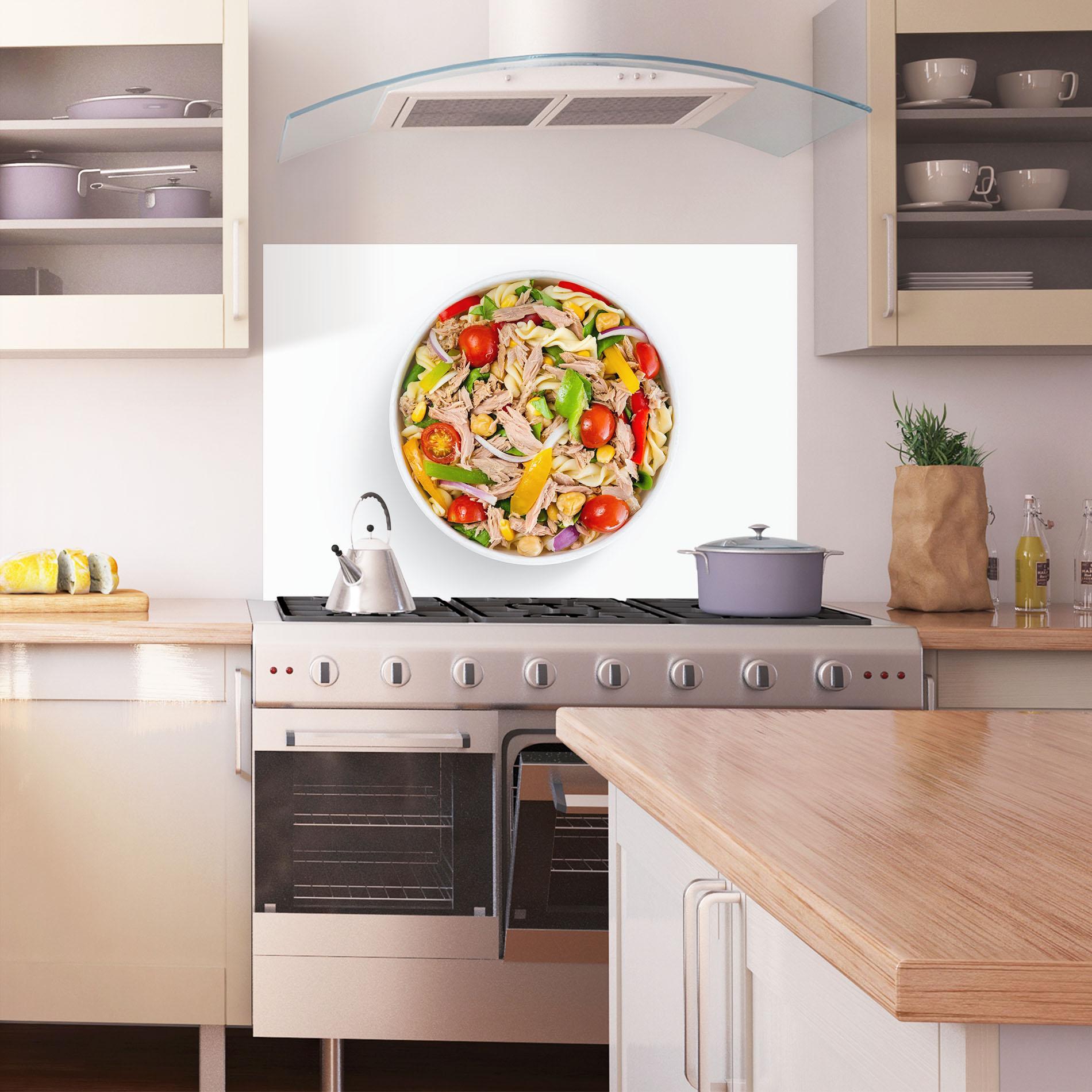 Panou Sticla Bucatarie Tuna Salad mockup 1