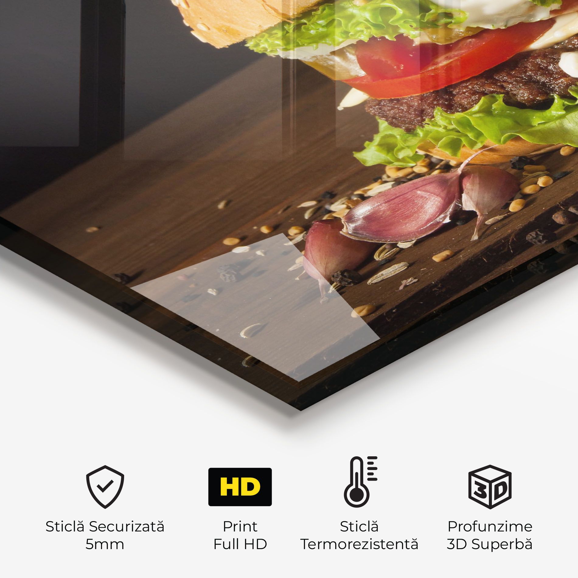Delicious Hamburger mockup 2