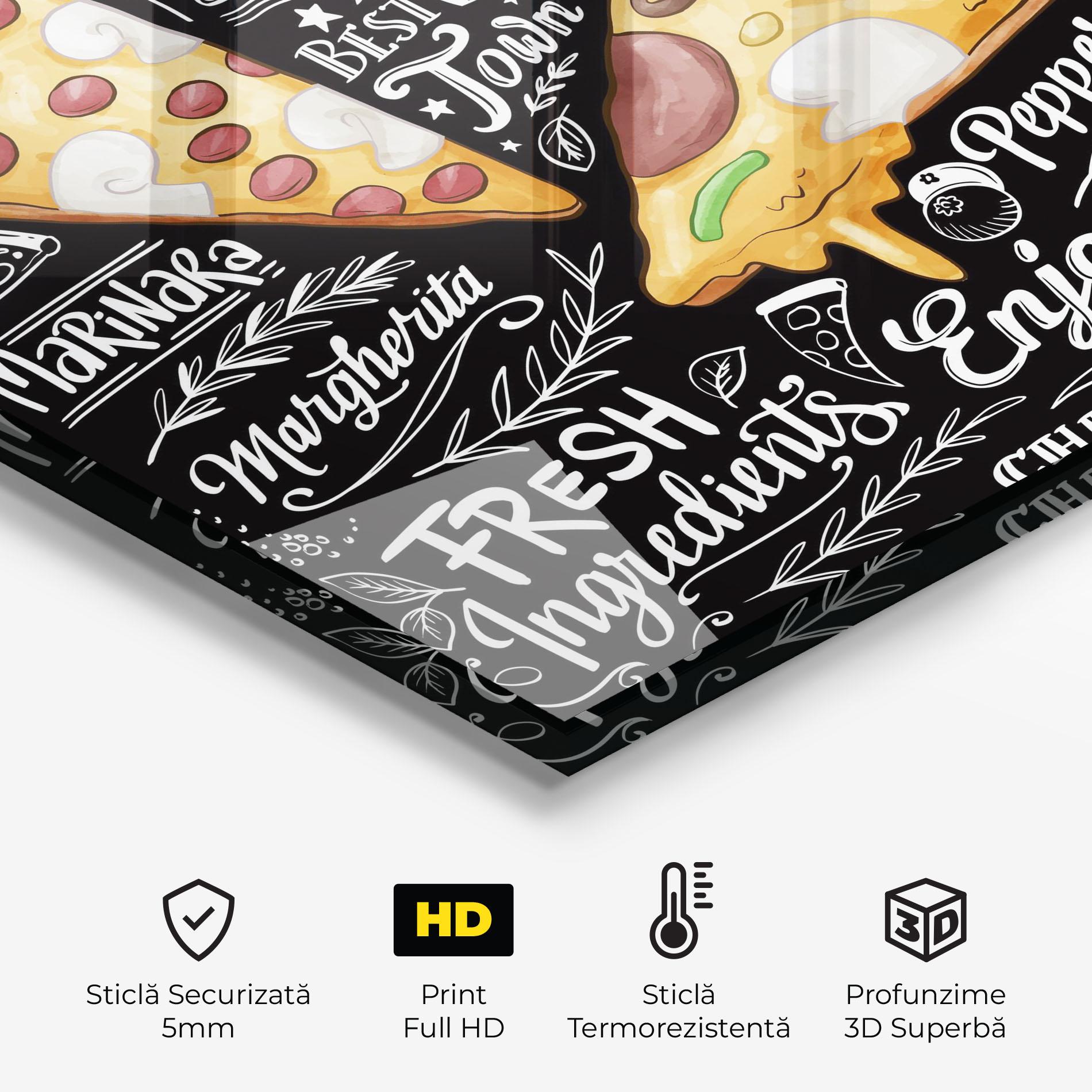 Panou Sticla Bucatarie Enjoy Pizza mockup 2