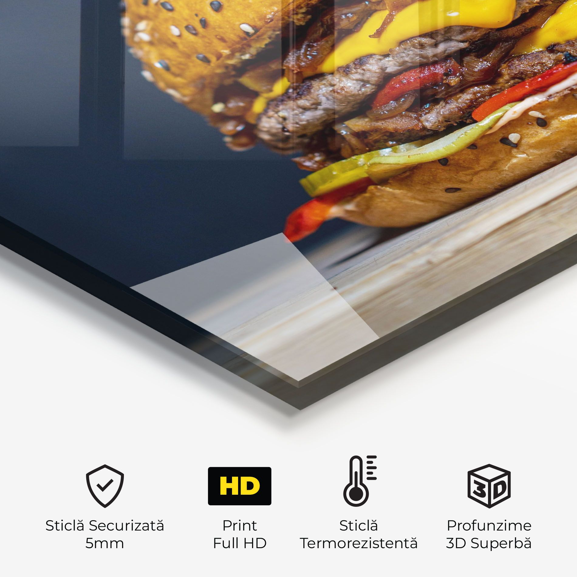 Tasty Hamburger mockup 2