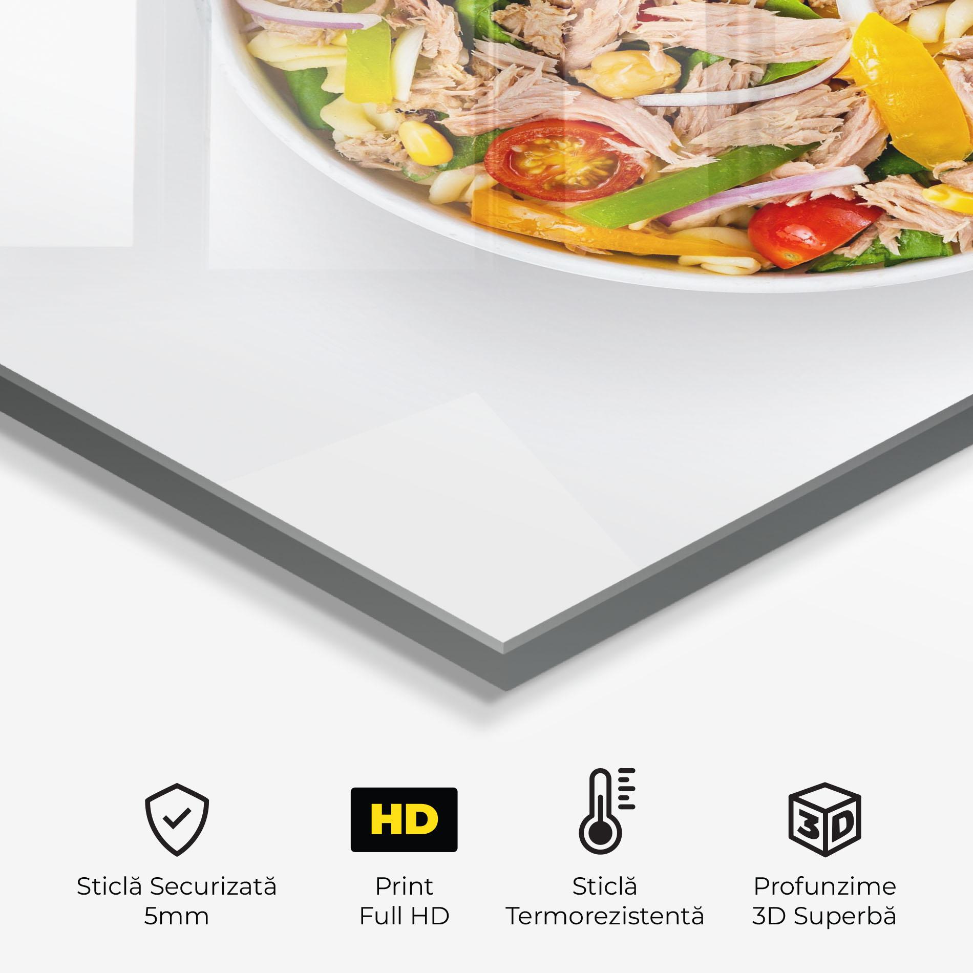 Panou Sticla Bucatarie Tuna Salad mockup 2