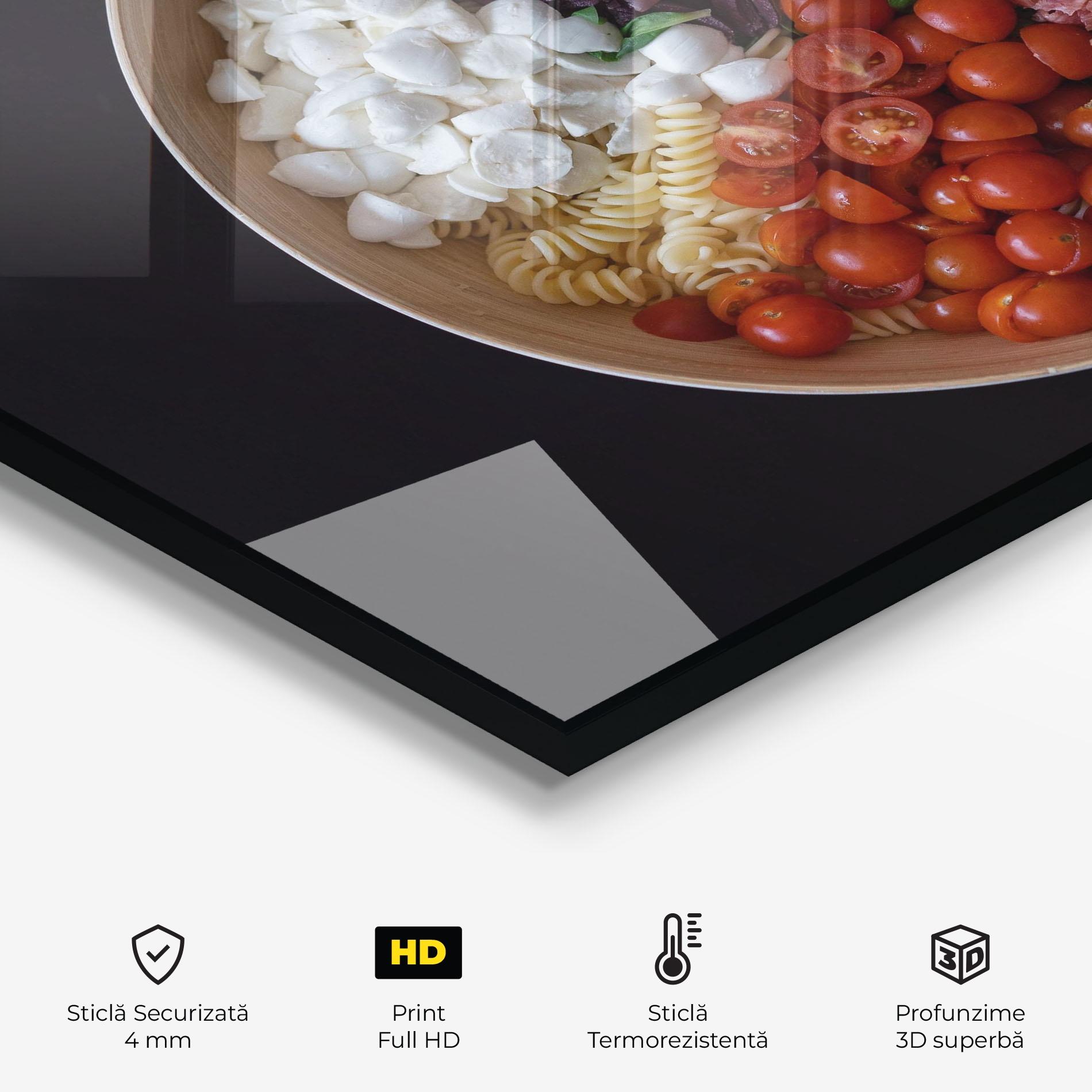 Panou Sticla Bucatarie Mozzarella Salad mockup 2