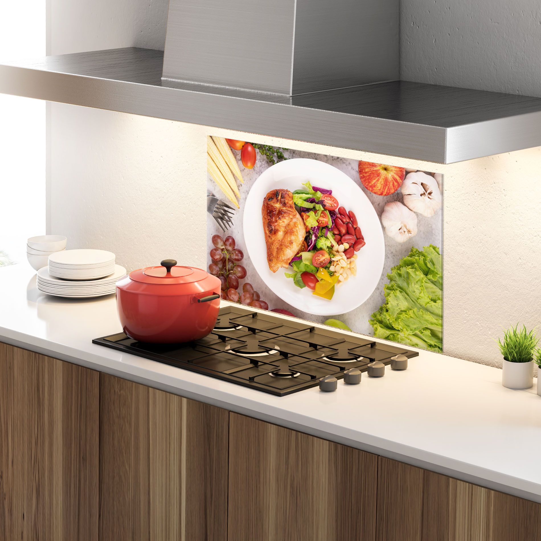 Salad With Chicken mockup 4