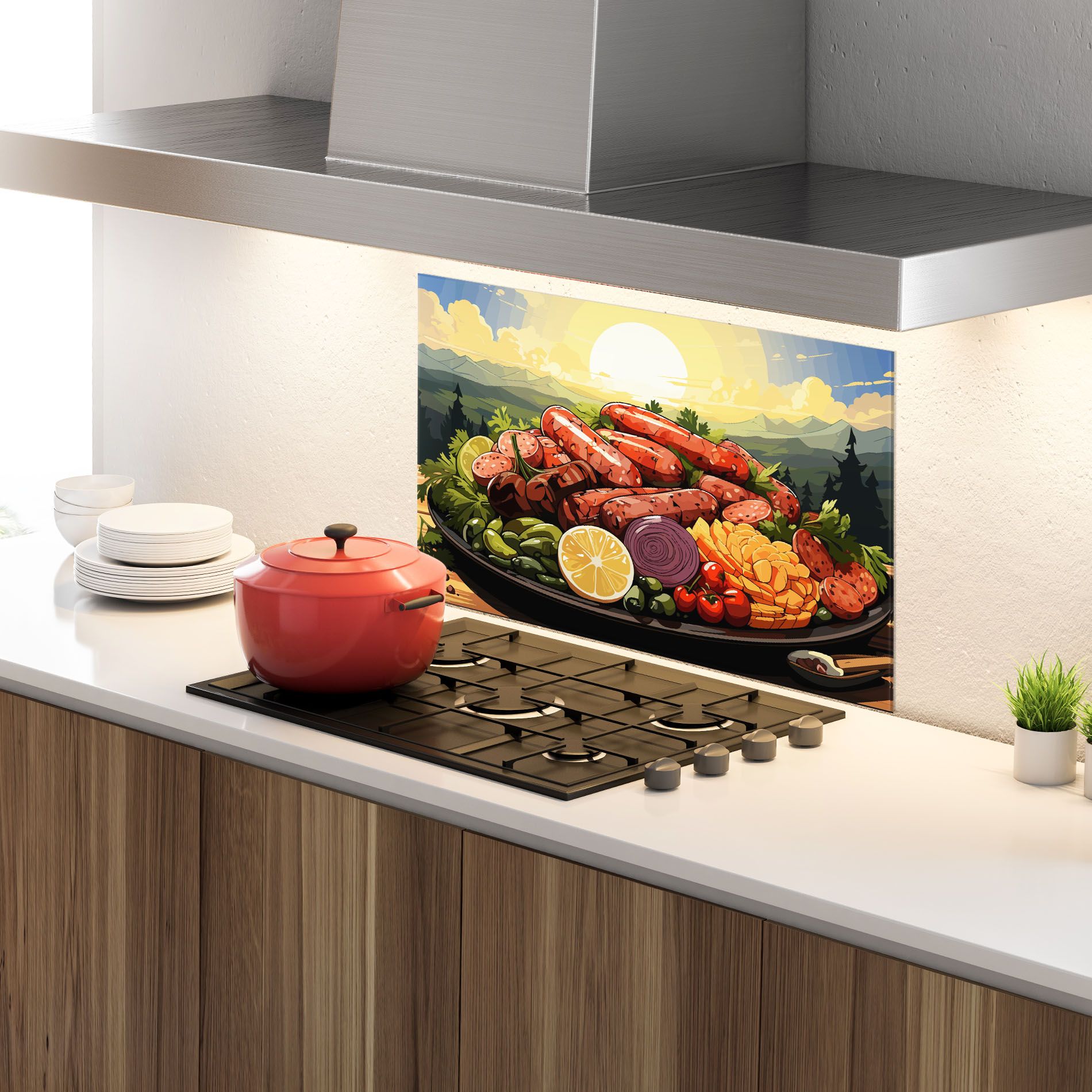 Sunset Sousages mockup 4