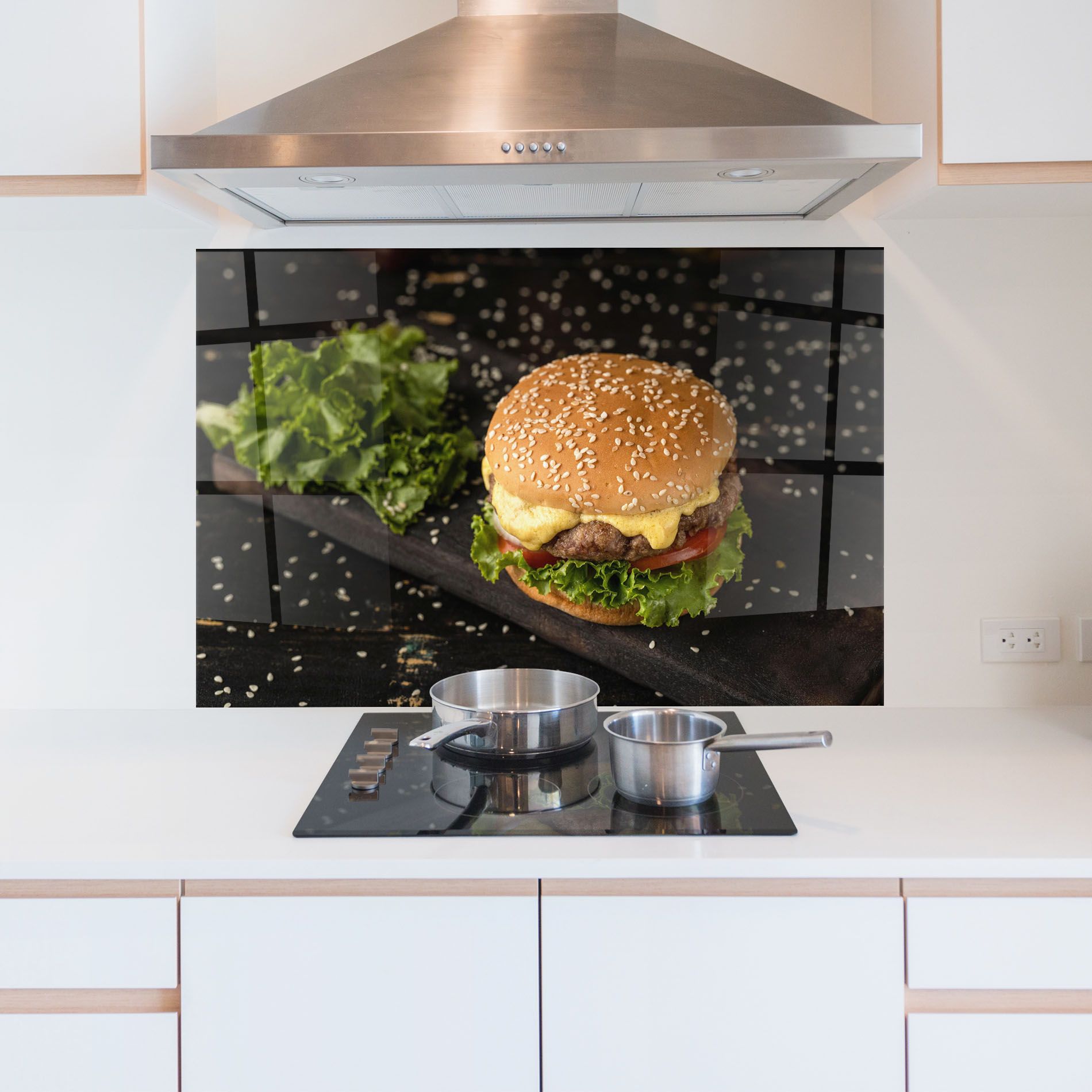 Salad Hamburger mockup 5