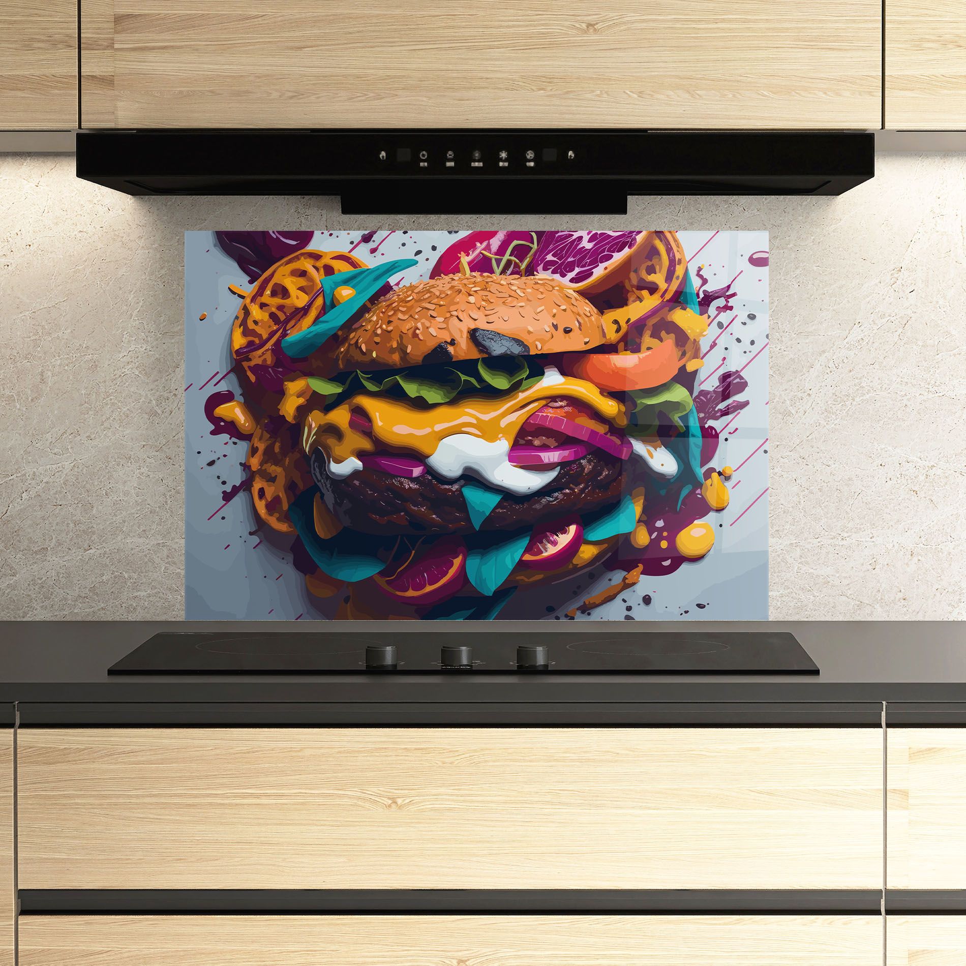 Burger Color Mix mockup 3