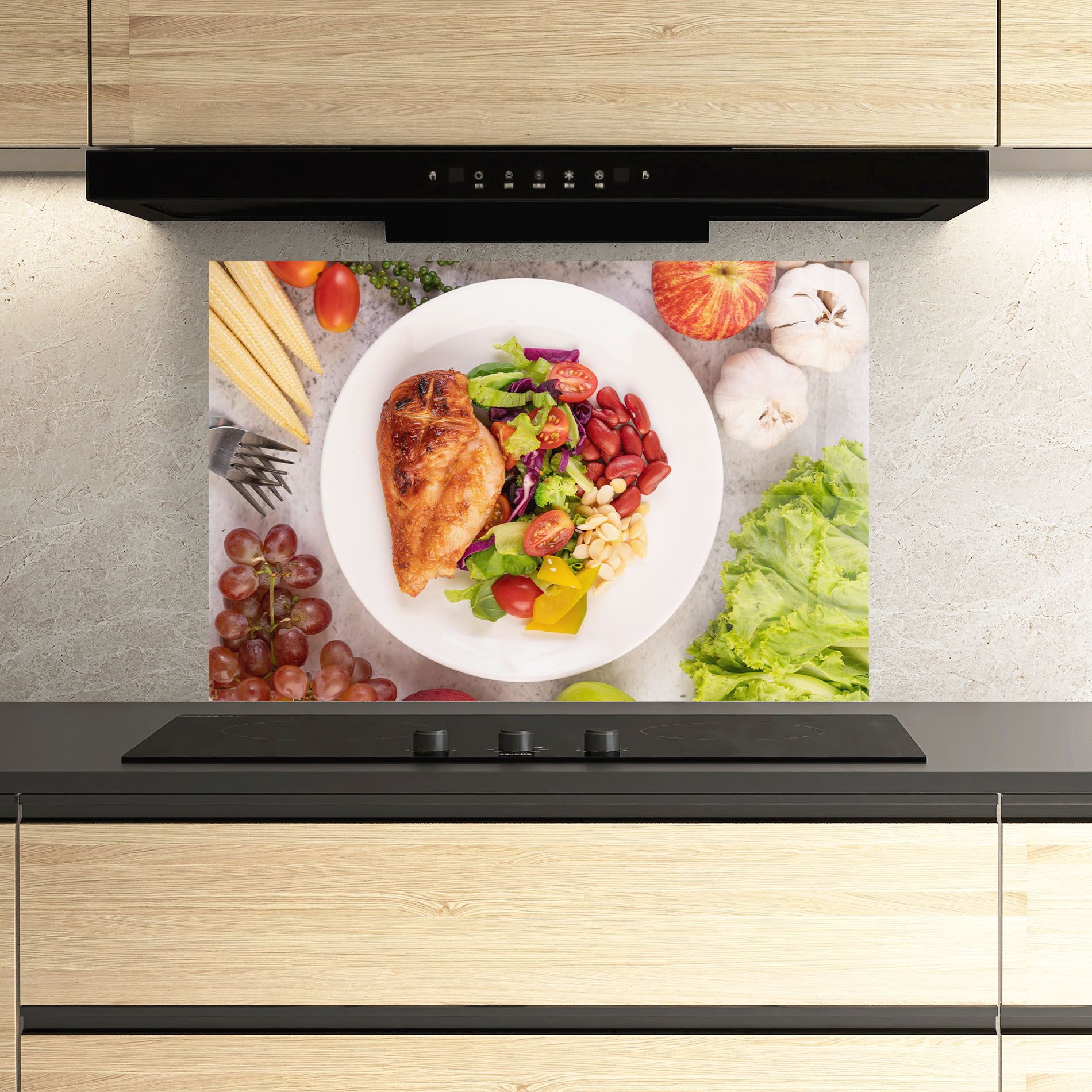 Salad With Chicken mockup 3