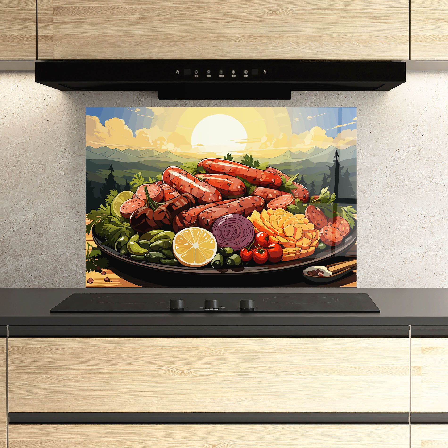 Sunset Sousages mockup 3